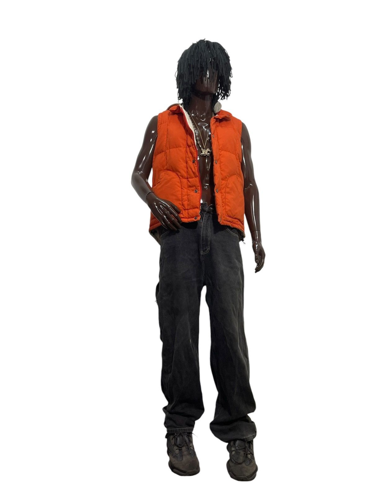 General Research 2010 Down Mountain Research Puff Vest Anarchist Dykes 6🟩6 Size US L / EU 52-54 / 3 - 3 Thumbnail