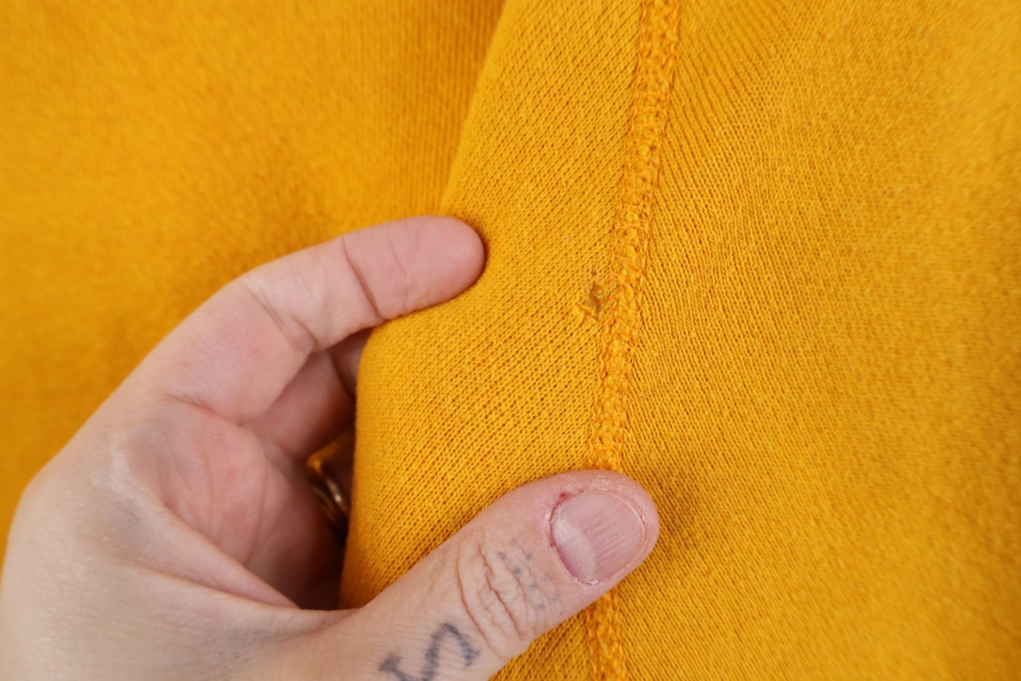 Vintage Vintage 90s Metro Parks Volunteer Crewneck Sweatshirt Yellow Size US XL / EU 56 / 4 - 13 Thumbnail
