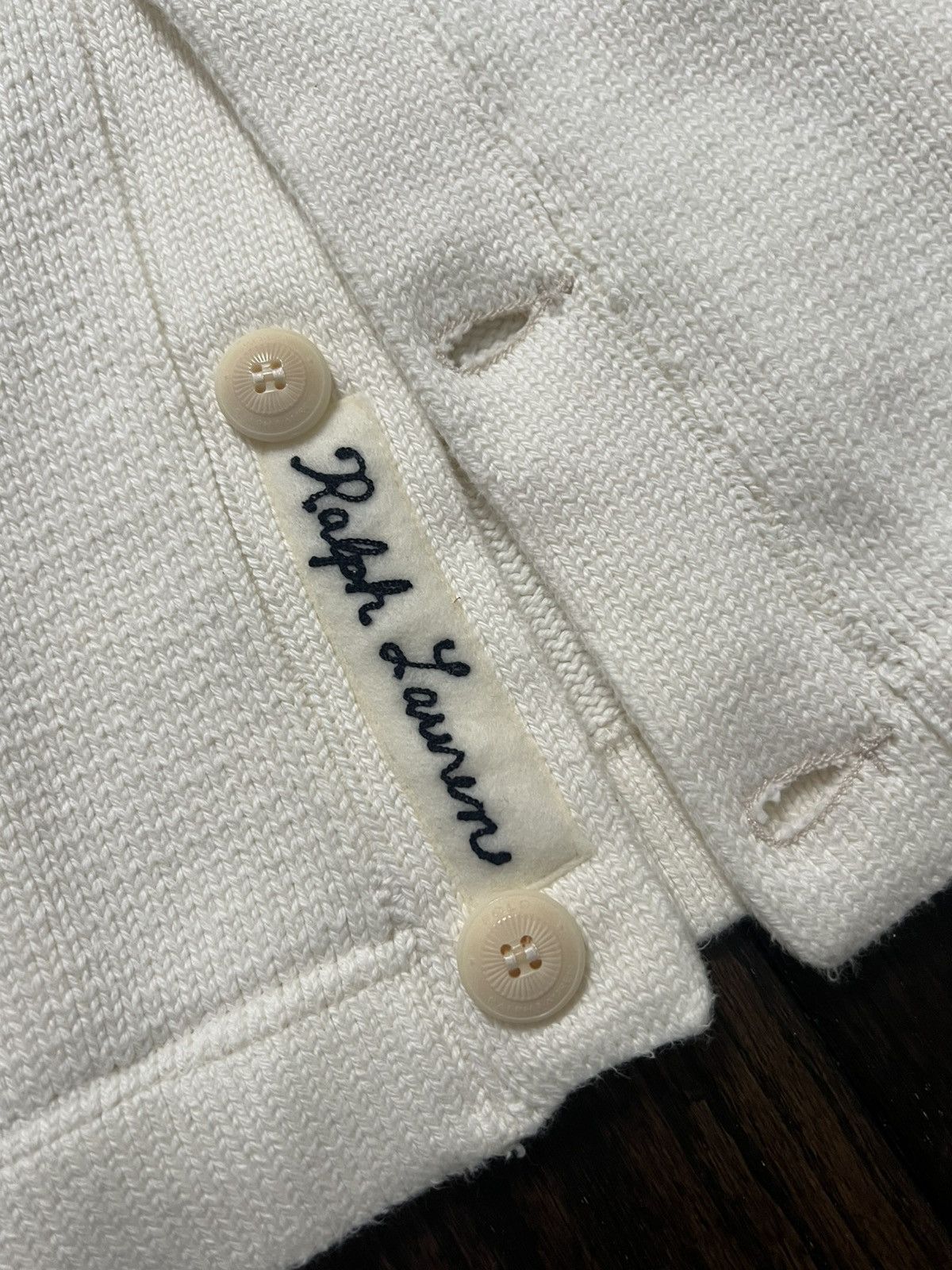 Polo Ralph Lauren Polo Ralph Lauren P-Wing Cardigan Size US L / EU 52-54 / 3 - 3 Thumbnail