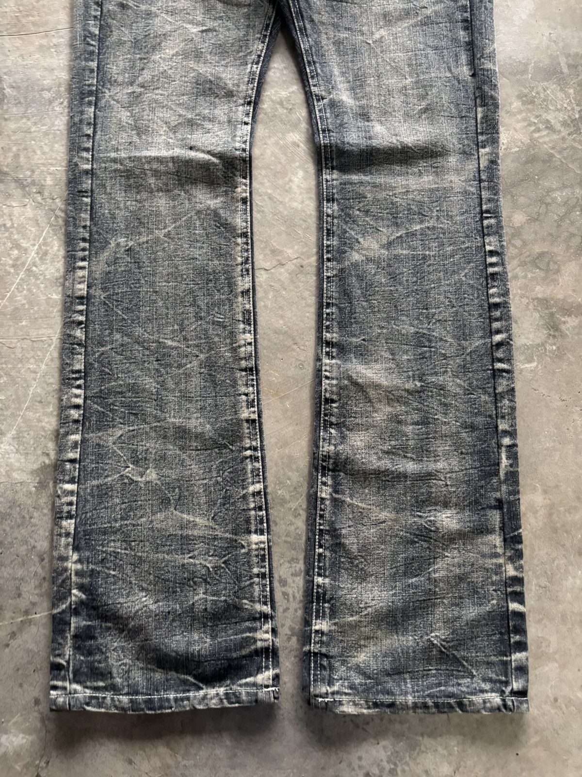 Hysteric Glamour × If Six Was Nine FLARE STONE WASHED WHISKERED MENZSTYLE JAPANESE PUNK GOTHIC Size US 33 - 11 Thumbnail
