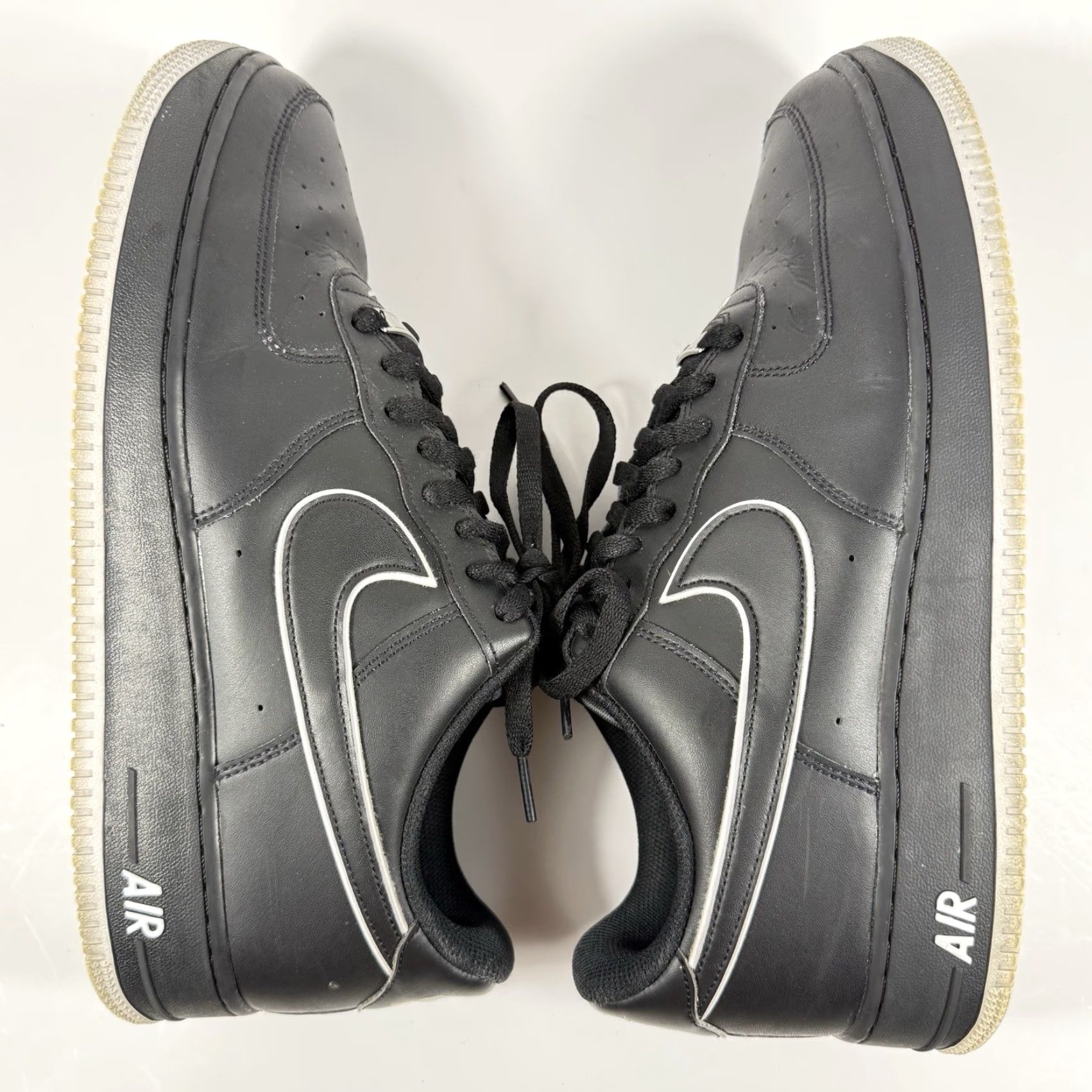 Nike Nike Air Force 1 Low 07 Mens Size 13 Sneakers Black White Sole DV0788-002 Size US 12 / EU 45 - 6 Thumbnail