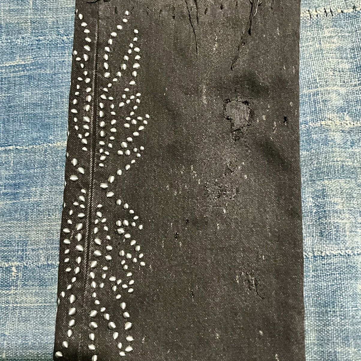 Levi's × Vintage Repaired Acid Destroyed Levi’s Studded Jeans Size US 32 / EU 48 - 6 Thumbnail