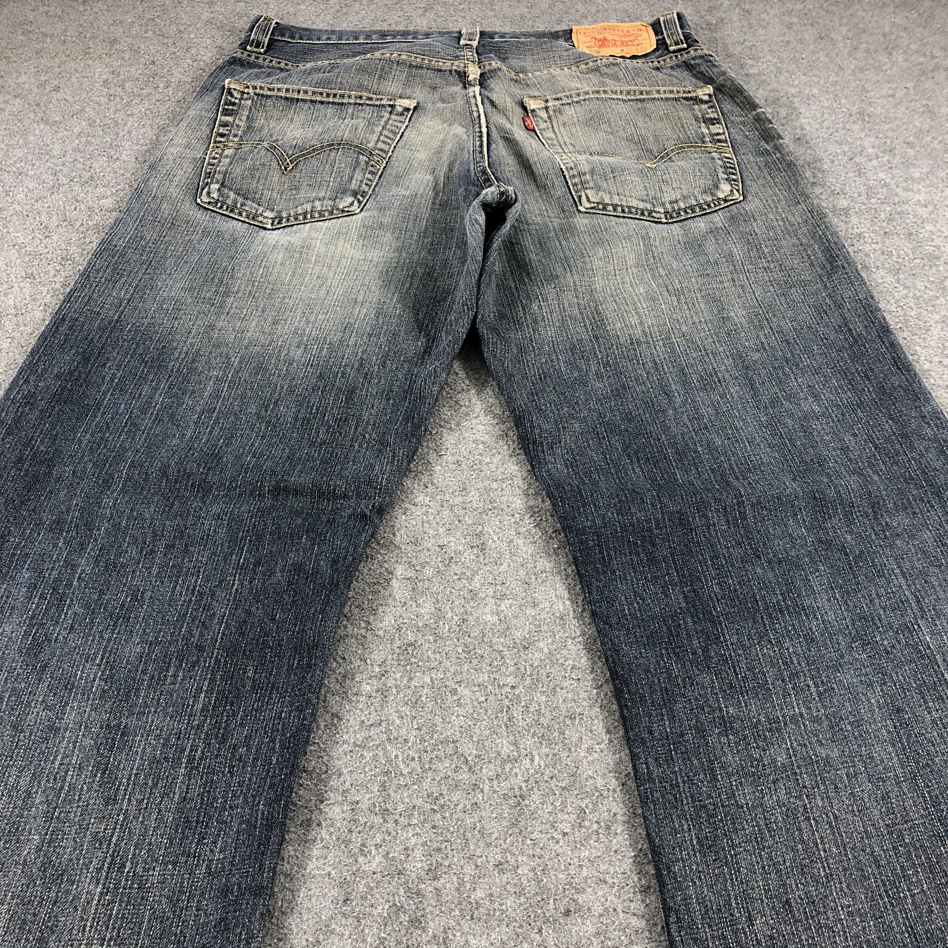 Levi's Vintage Distress Levis 569 Jeans-J915 Size US 35 - 4 Thumbnail