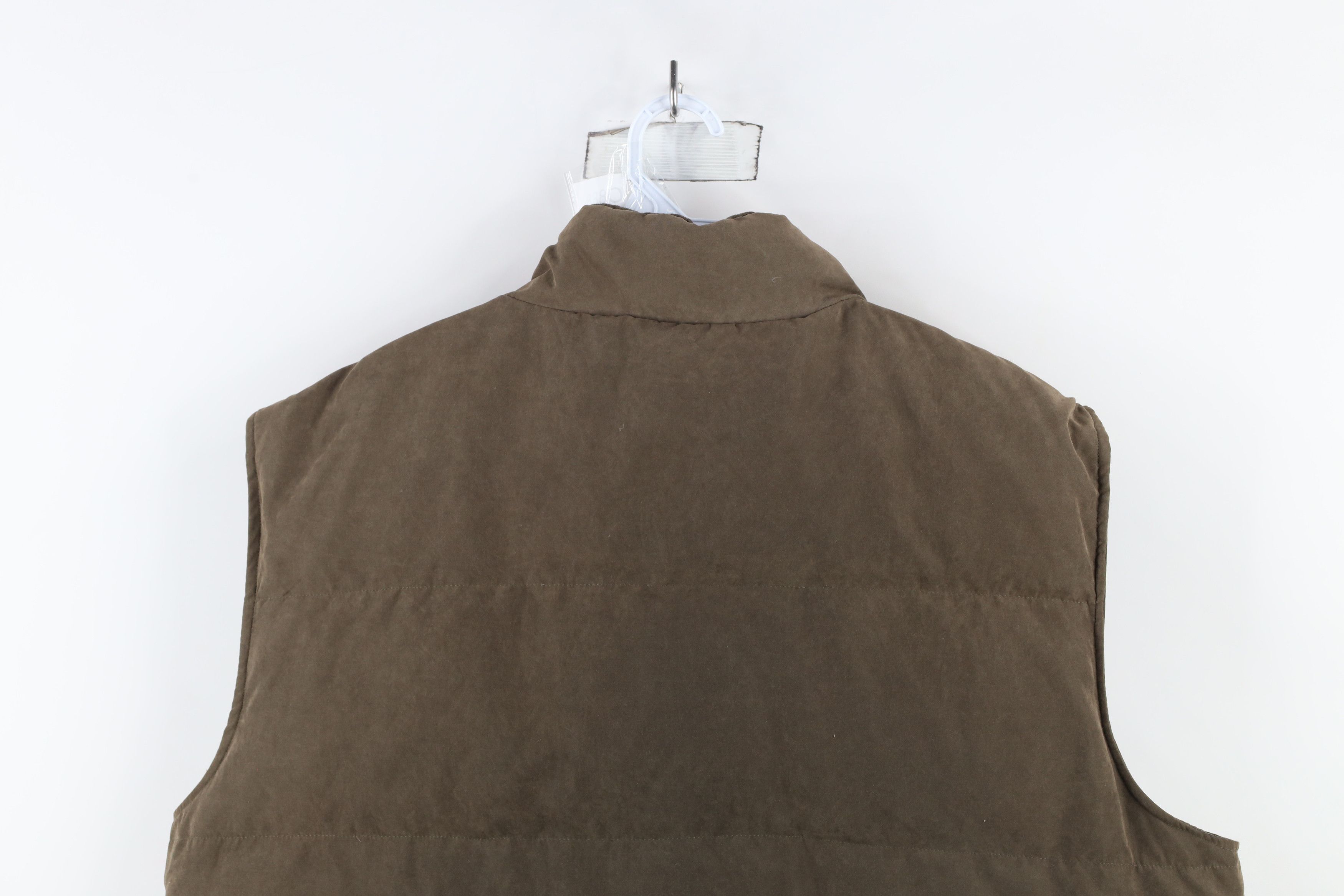 Vintage Vintage Y2K Streetwear Full Zip Puffer Vest Jacket Brown Size US XL / EU 56 / 4 - 12 Thumbnail