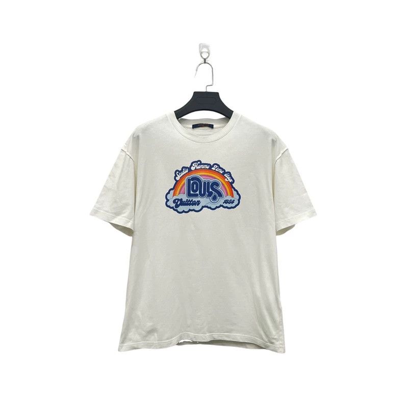 Louis Vuitton Louis Vuitton Rainbow Letter Printed Short Sleeve Size US L / EU 52-54 / 3 - 2 Thumbnail