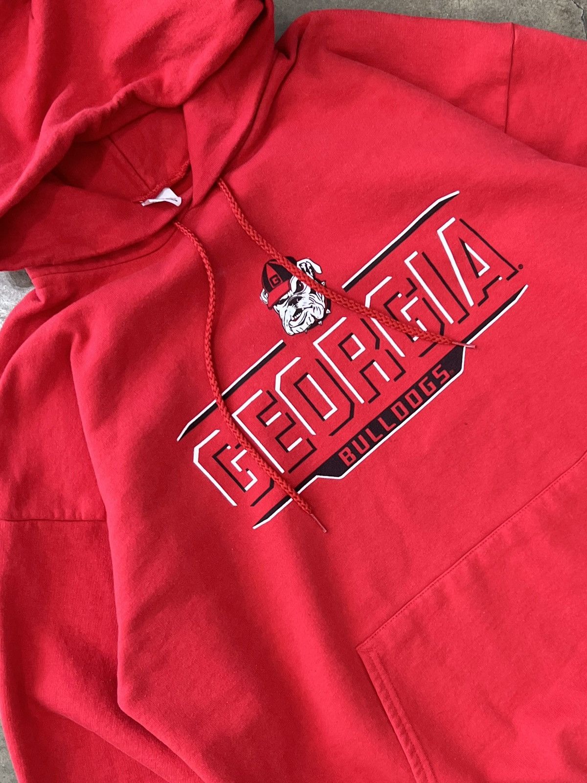 NCAA Vintage Georgia Bulldogs Red College Hoodie XL Size US XL / EU 56 / 4 - 1 Thumbnail
