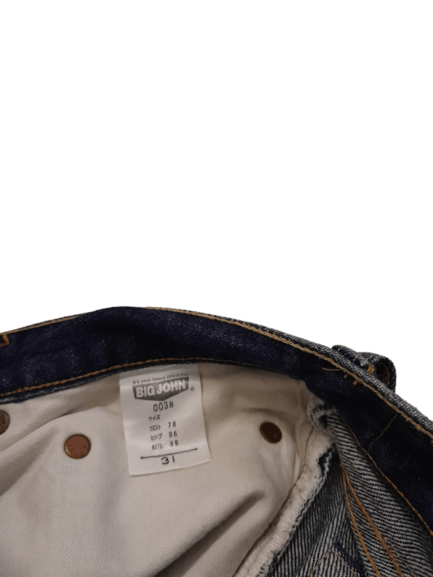 90s Big John Selvedge Denim (F238) Waist 29