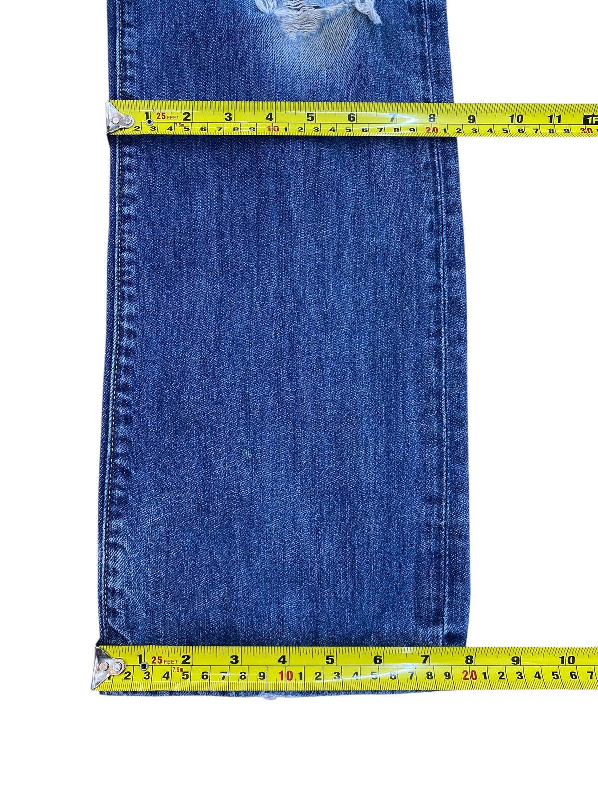 Levi's Levi’s 504 Faded Wash Distressed Style Straight Leg Jeans Size US 32 / EU 48 - 9 Thumbnail