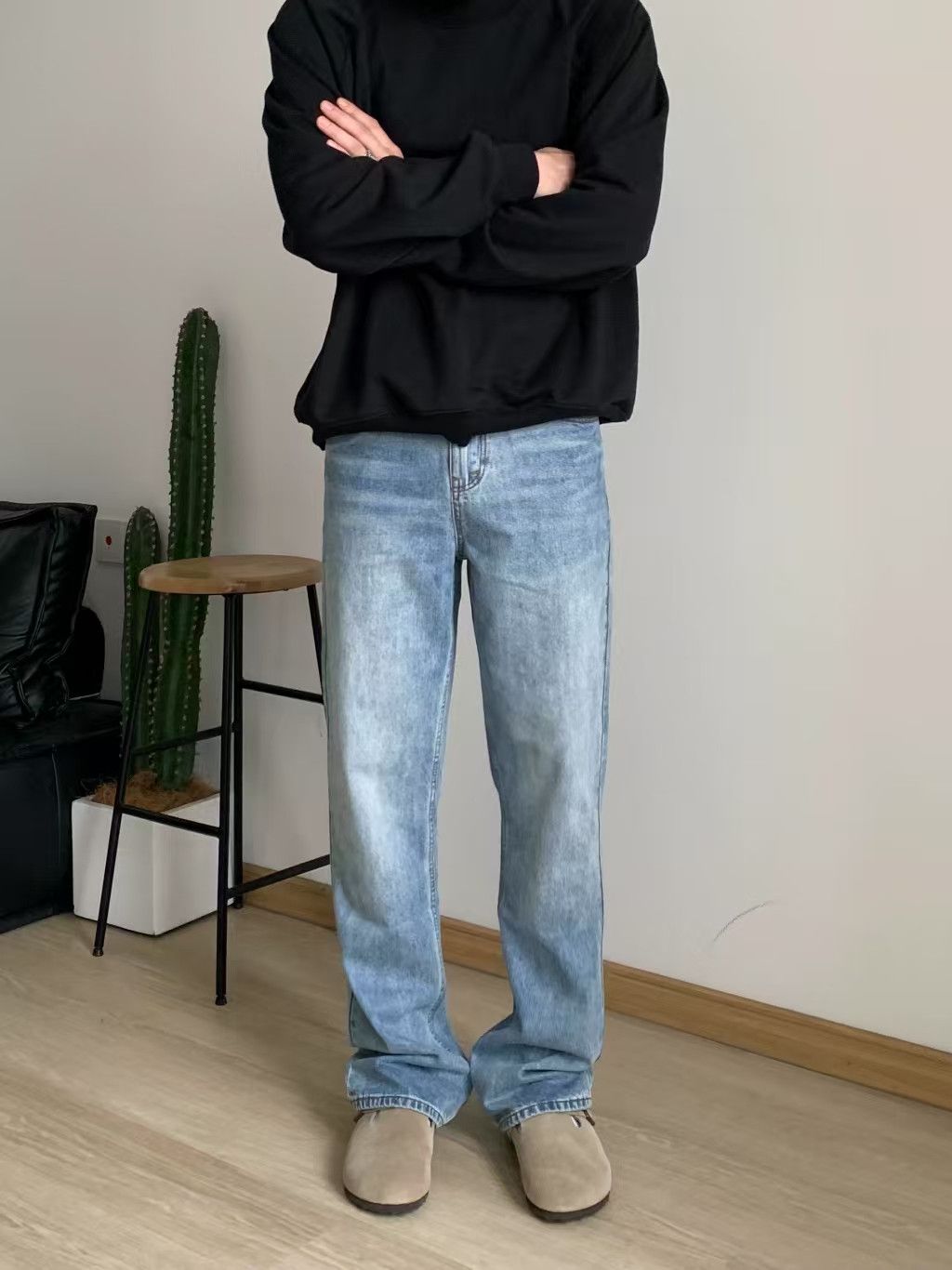 Japanese Brand × Vintage #01 Vintage Style Washed and Aged Micro Flare Jeans Size US 28 / EU 44 - 2 Thumbnail