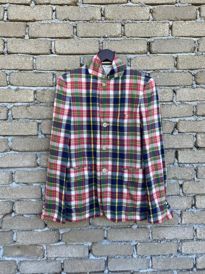 Comme des Garcons Homme Plus Comme des Garcons Homme Plus AD2007 Plaid Button Up Jacke Size US S / EU 44-46 / 1 - 2 Thumbnail