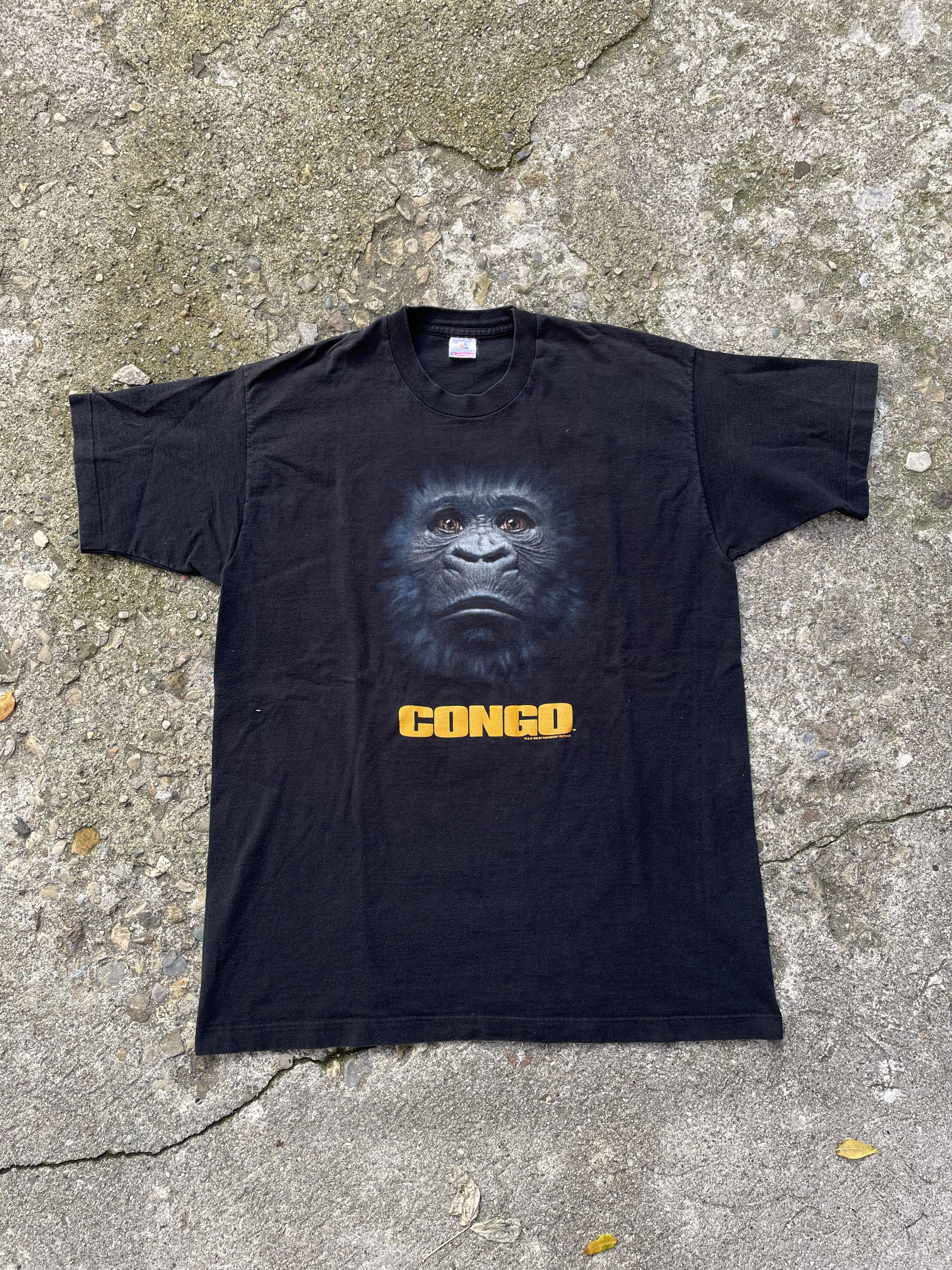 Vintage VTG 1995 Congo Movie Promo Graphic T-Shirt Size US XL / EU 56 / 4 - 1 Thumbnail