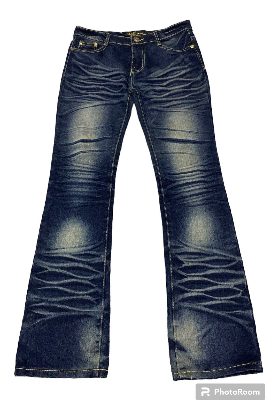 Pre-owned Beauty Beast X If Six Was Nine Flarejunya Watanabe Inspired Brand Conconno Ao Jeans In Blue
