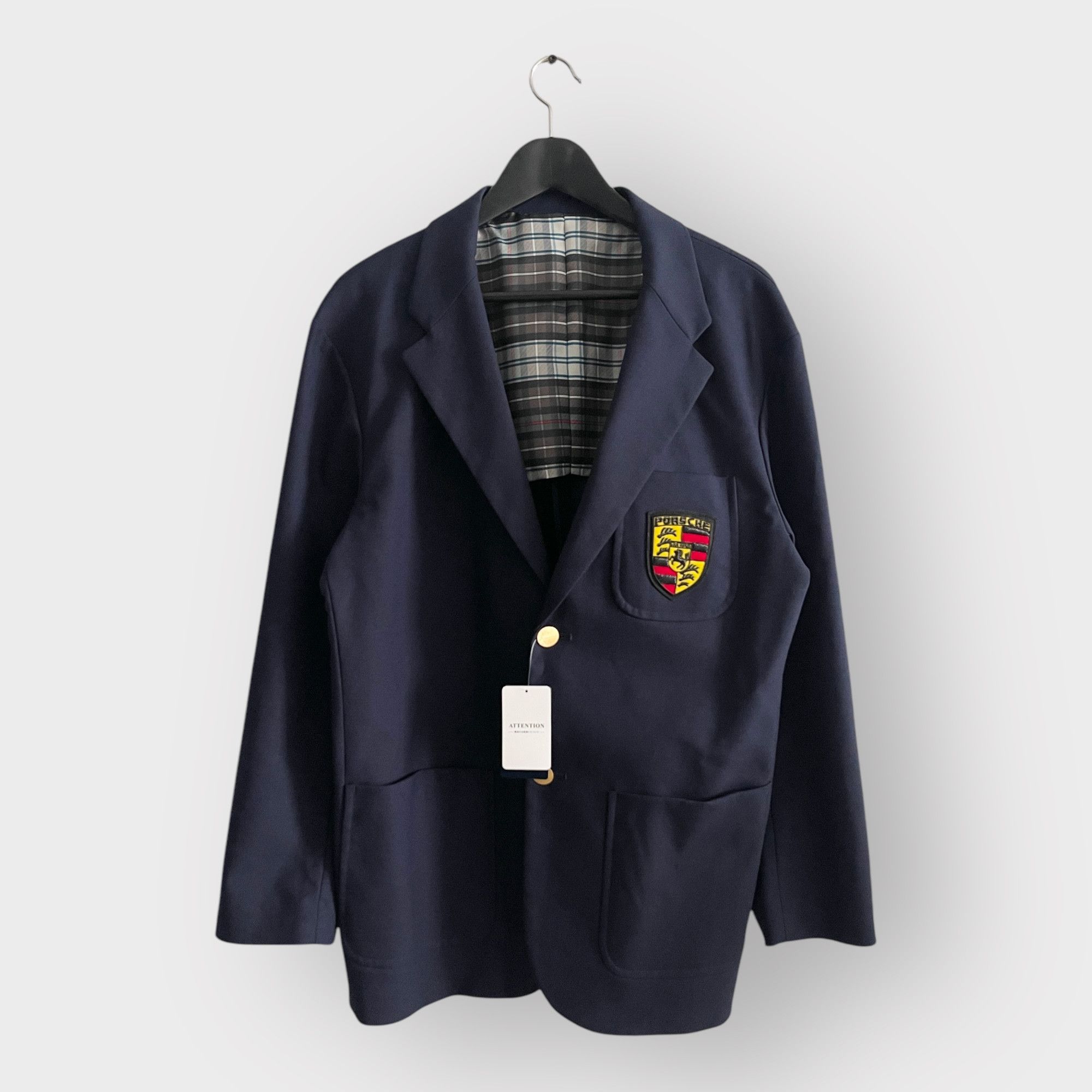 Japanese Brand SUPER RARE! PORSCHE × POGGY 911 Japan Exclusive Blazer Size 42R - 1 Thumbnail