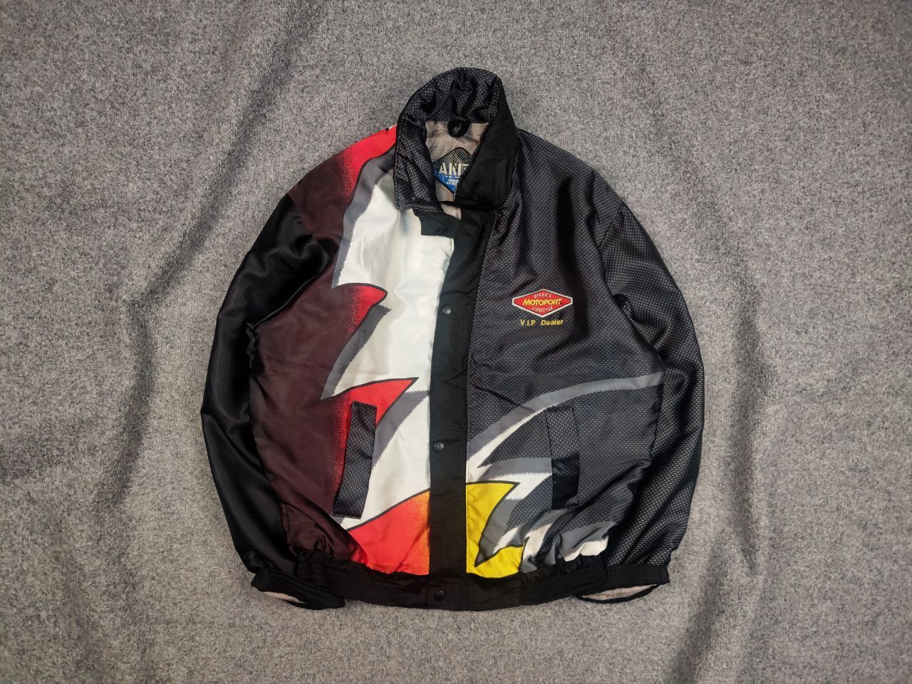 Vintage Vintage Akito Bikers Motorsport Lifestyle Racing Logo Jacket Size US L / EU 52-54 / 3 - 1 Thumbnail