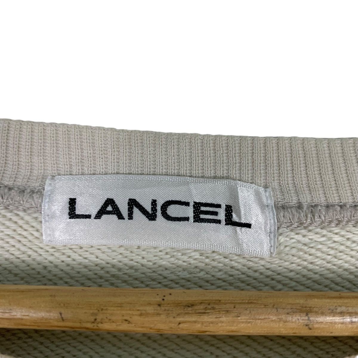 Lancel LANCEL Big Logo Crewneck Sweatshirt #1114-C51 Size US M / EU 48-50 / 2 - 11 Thumbnail