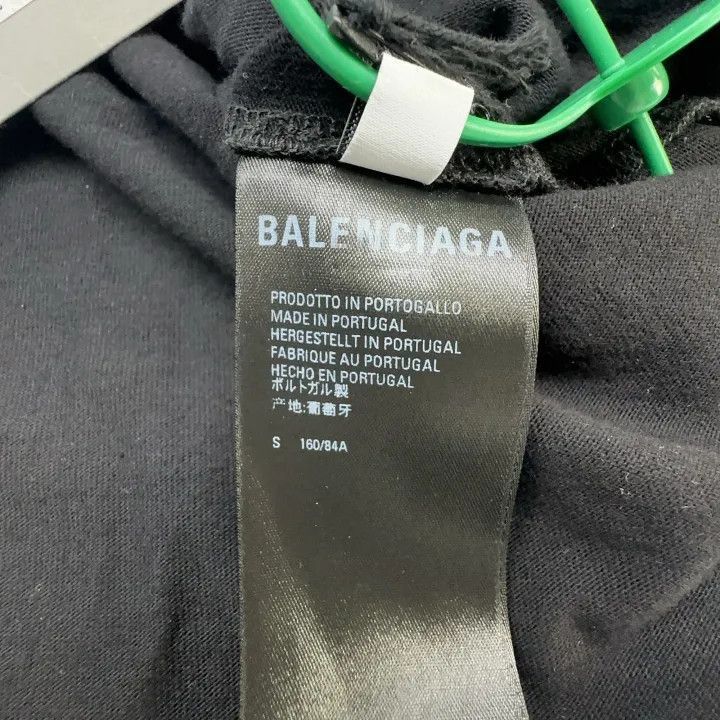 Balenciaga Balenciaga Logo T-Shirt with Short Sleeves 0079-2507 Size S / US 4 / IT 40 - 4 Thumbnail