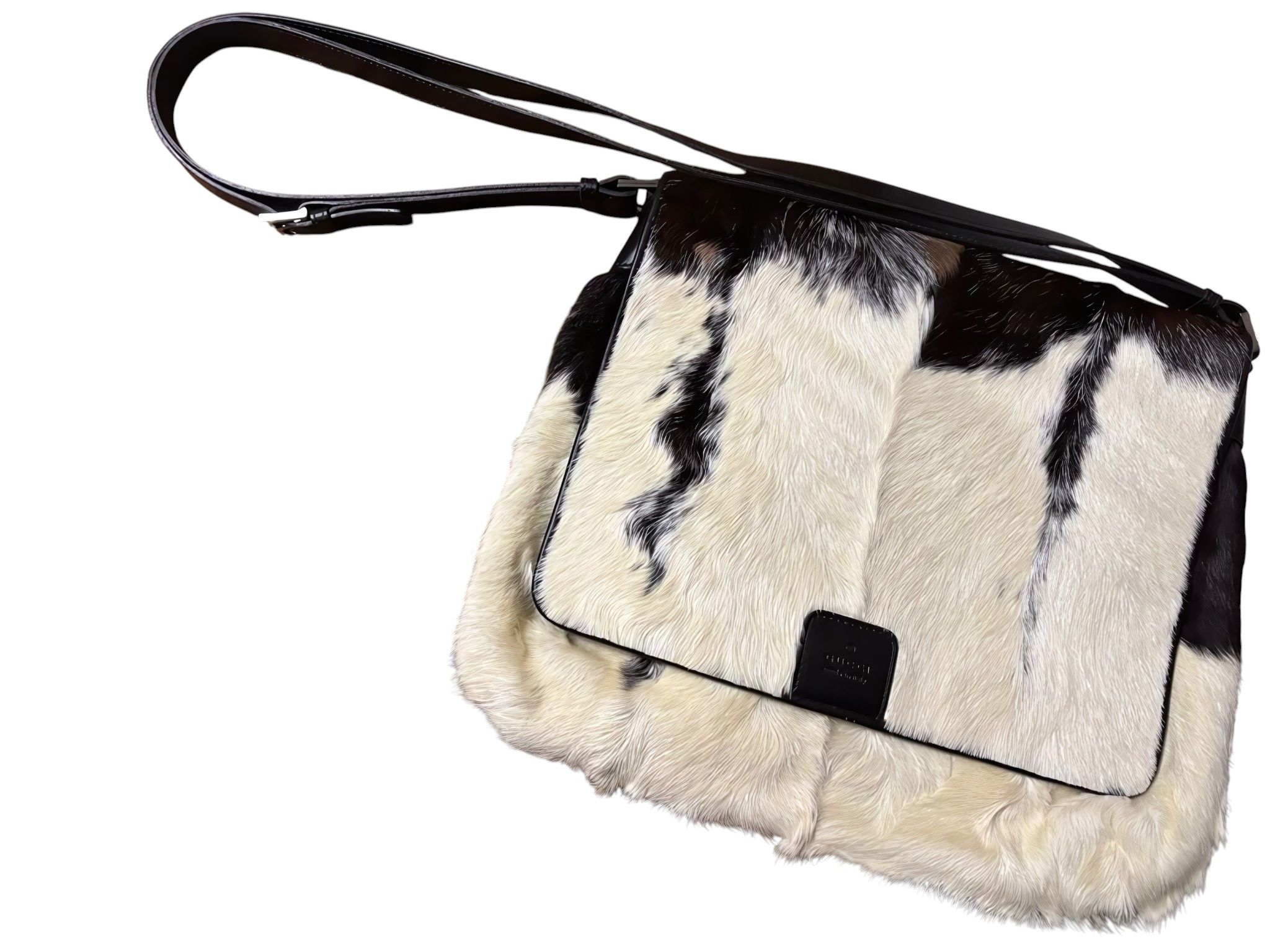 Gucci F/W 1999 ARCHIVE PONY HAIR LEATHER BAG BY TOM FORD Size ONE SIZE - 2 Thumbnail