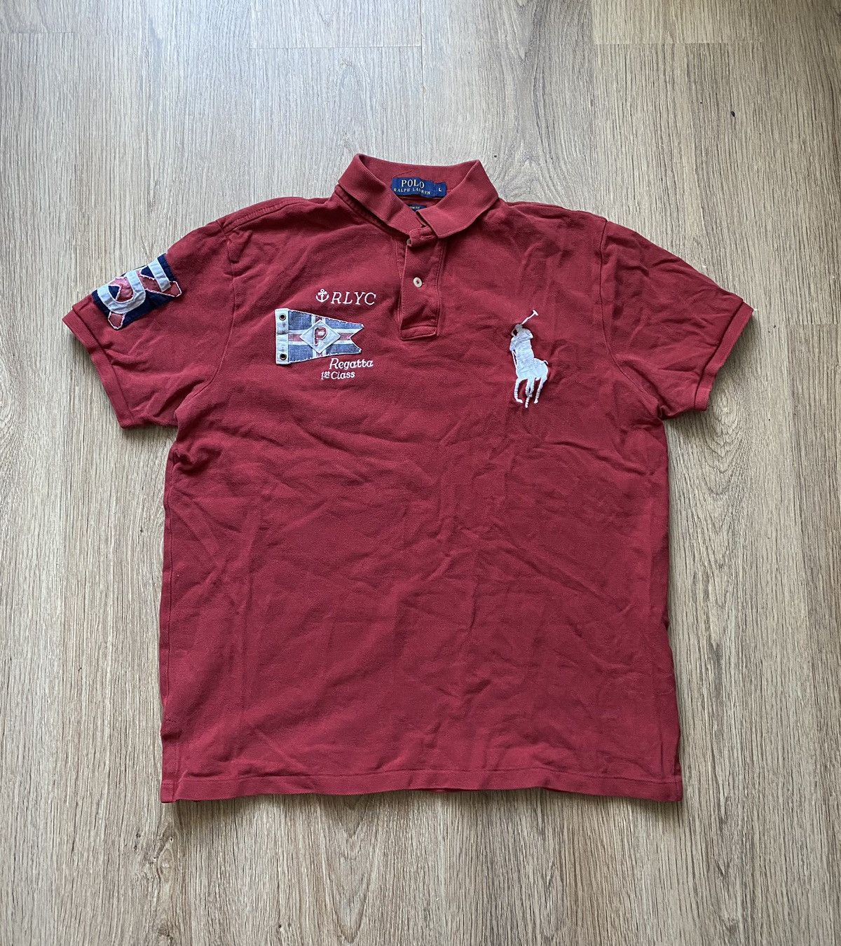 Polo Ralph Lauren × Vintage Polo Ralph Lauren RLYC Polo Regatta Polo Shirt Size US L / EU 52-54 / 3 - 1 Thumbnail