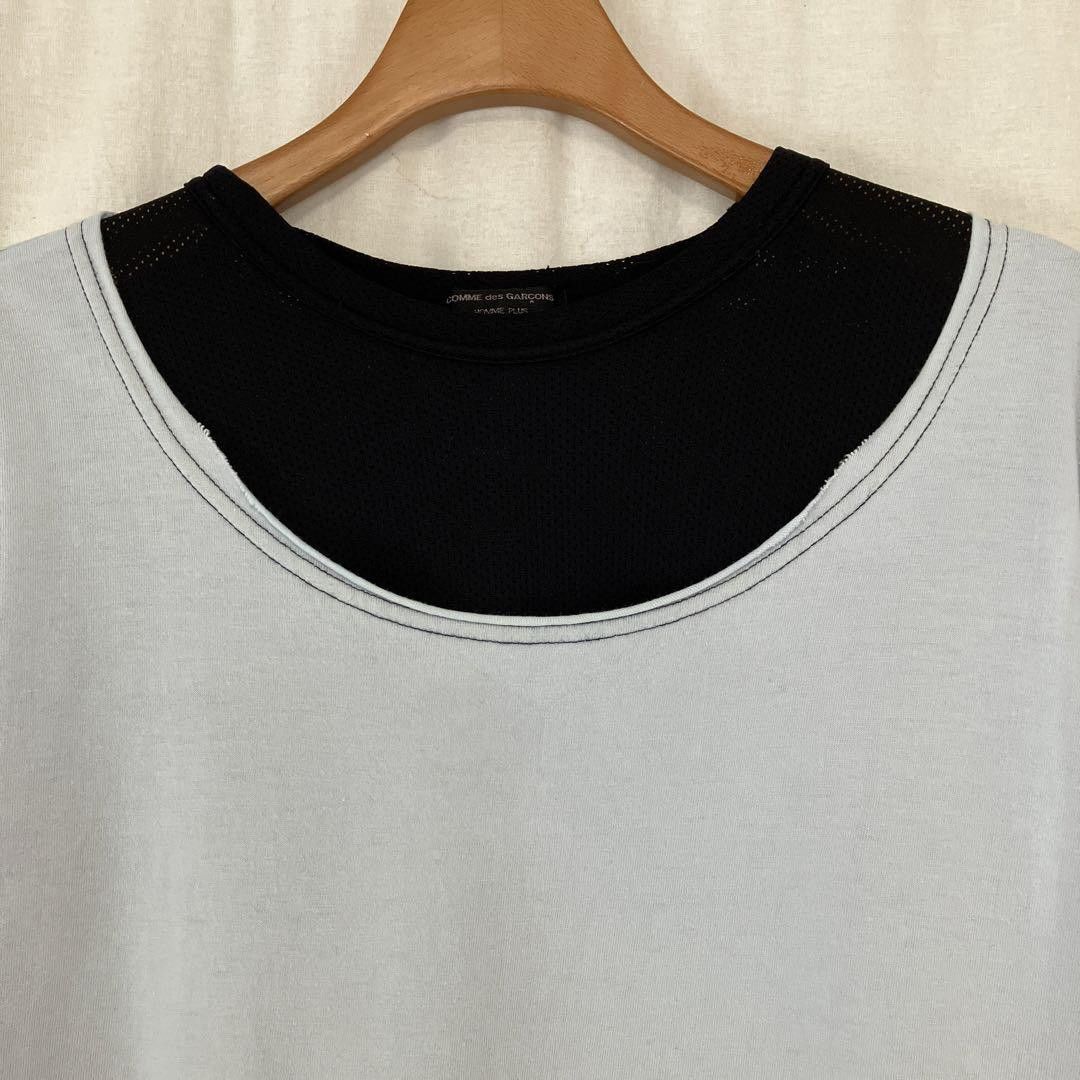 Comme des Garcons × Comme des Garcons Homme Plus AD2013 Mesh Layered Long Sleeve Tee Size US S / EU 44-46 / 1 - 3 Thumbnail