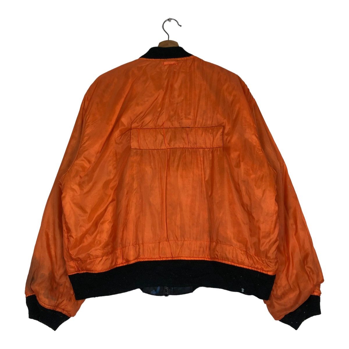 Vintage 🔥VINTAGE BOMBER JACKET MA-1 RACING DUNLOP WAKOS BIG LOGO Size US L / EU 52-54 / 3 - 18 Thumbnail