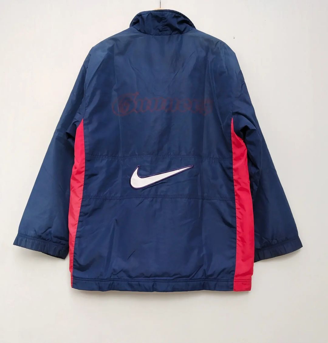Nike × Vintage Vintage 90s Nike Premier Arsenal FC Bench Jacket Coat Puffer Size US L / EU 52-54 / 3 - 2 Thumbnail