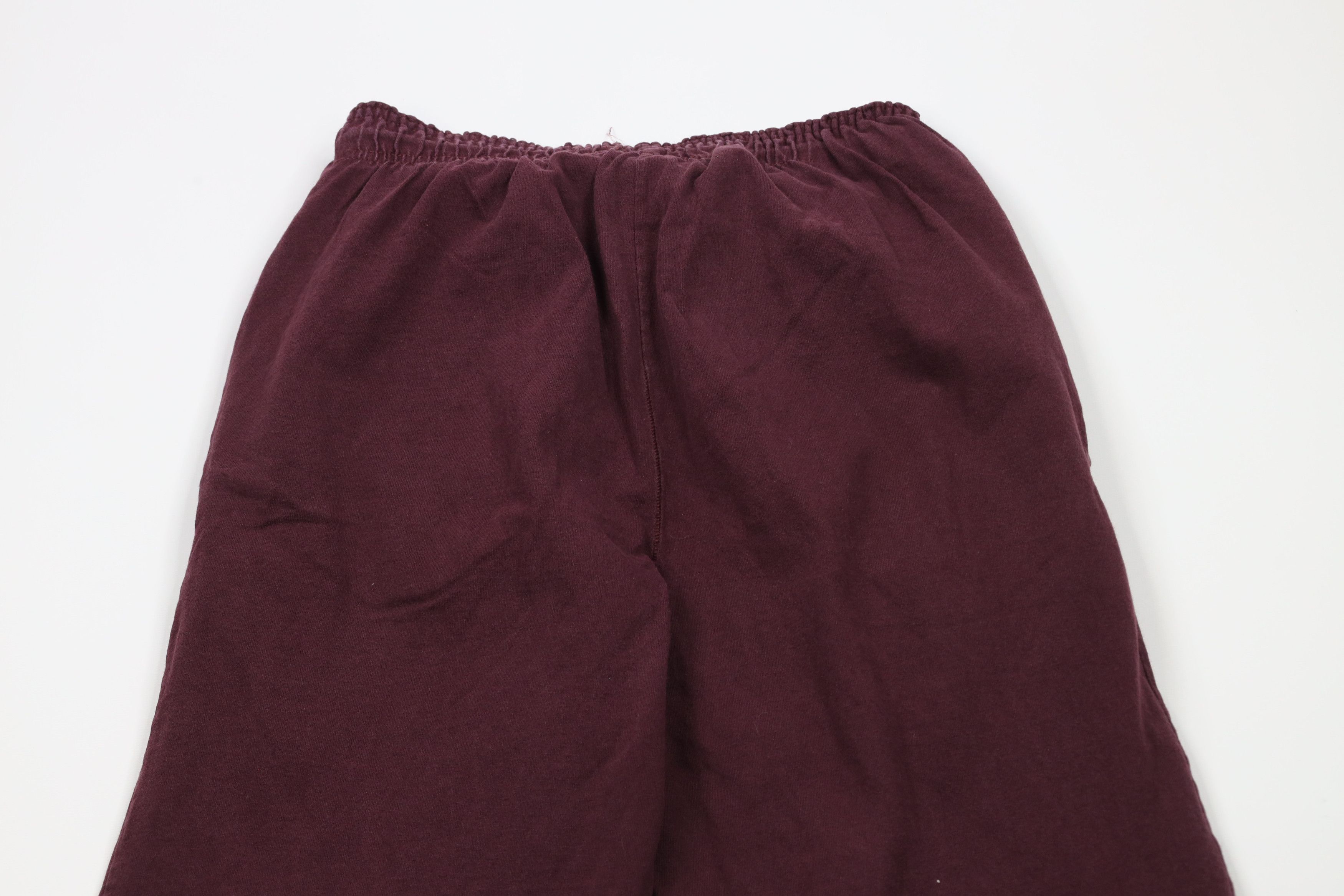 Champion × Vintage Vintage Champion Lightweight Sweatpants Maroon Cotton Size US 32 / EU 48 - 11 Thumbnail