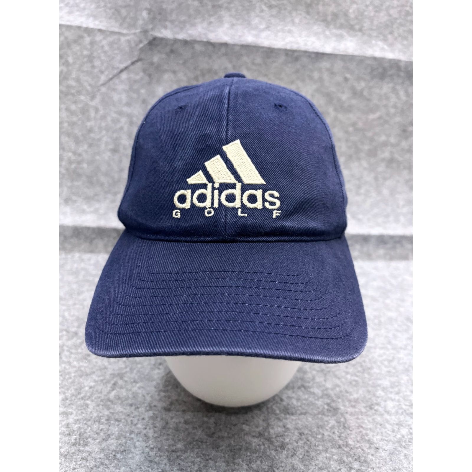 Adidas Adidas Golf Hat Cap Strap Back Adult One Size Blue 100% Cotton Golfer Outdoor Size ONE SIZE - 2 Thumbnail
