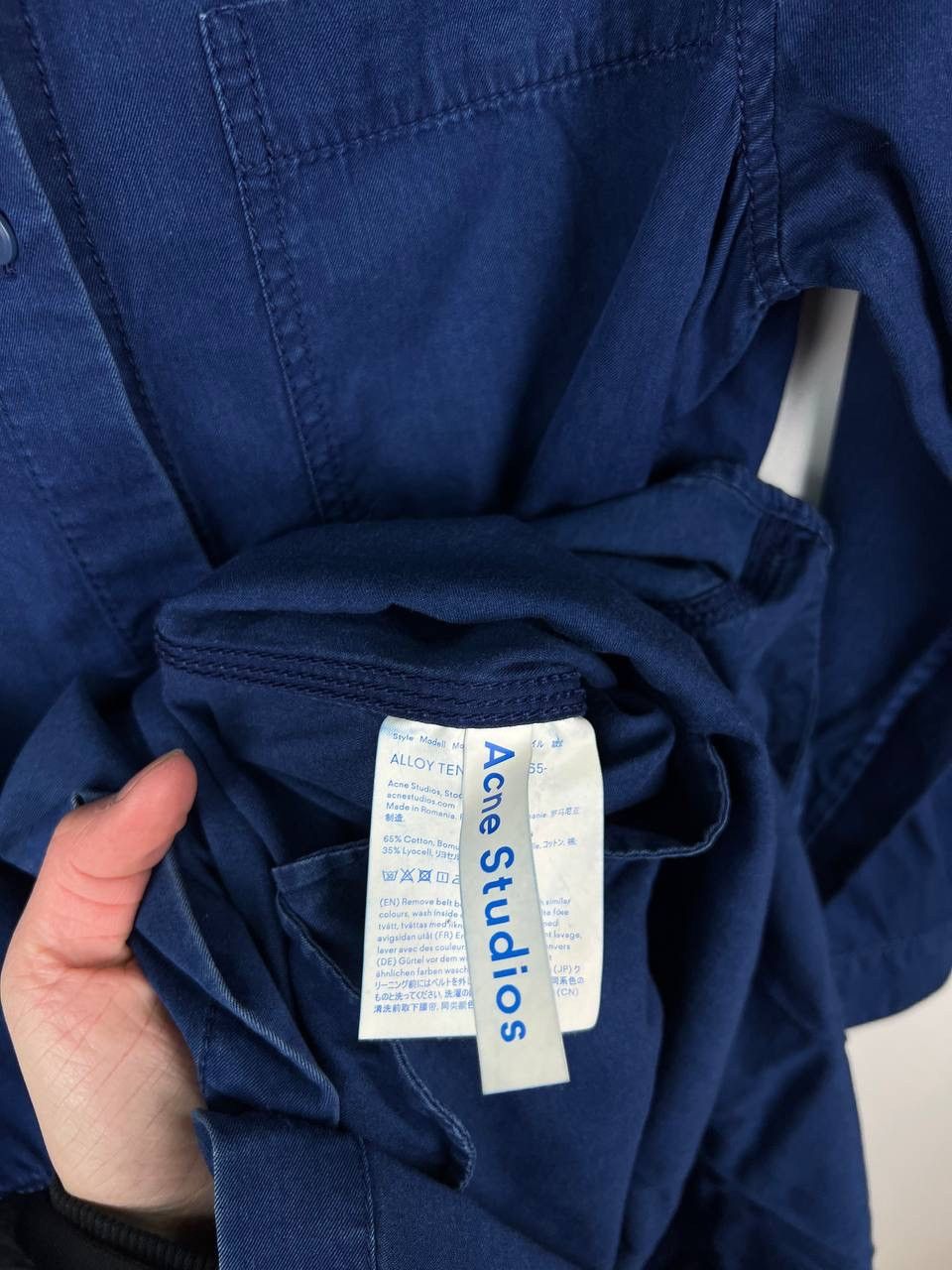 Acne Studios × Vintage Acne Studios Bla Konst denim jacket woman size XS Size XS / US 0-2 / IT 36-38 - 4 Thumbnail