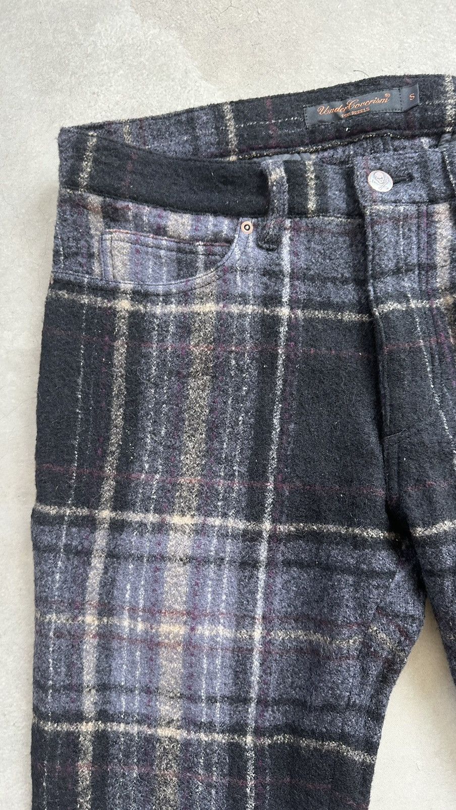 Undercover VINTAGE UNDERCOVER 2004 AW WOOL PUNK ANRCHY PUNK PANT Size US 32 / EU 48 - 4 Thumbnail
