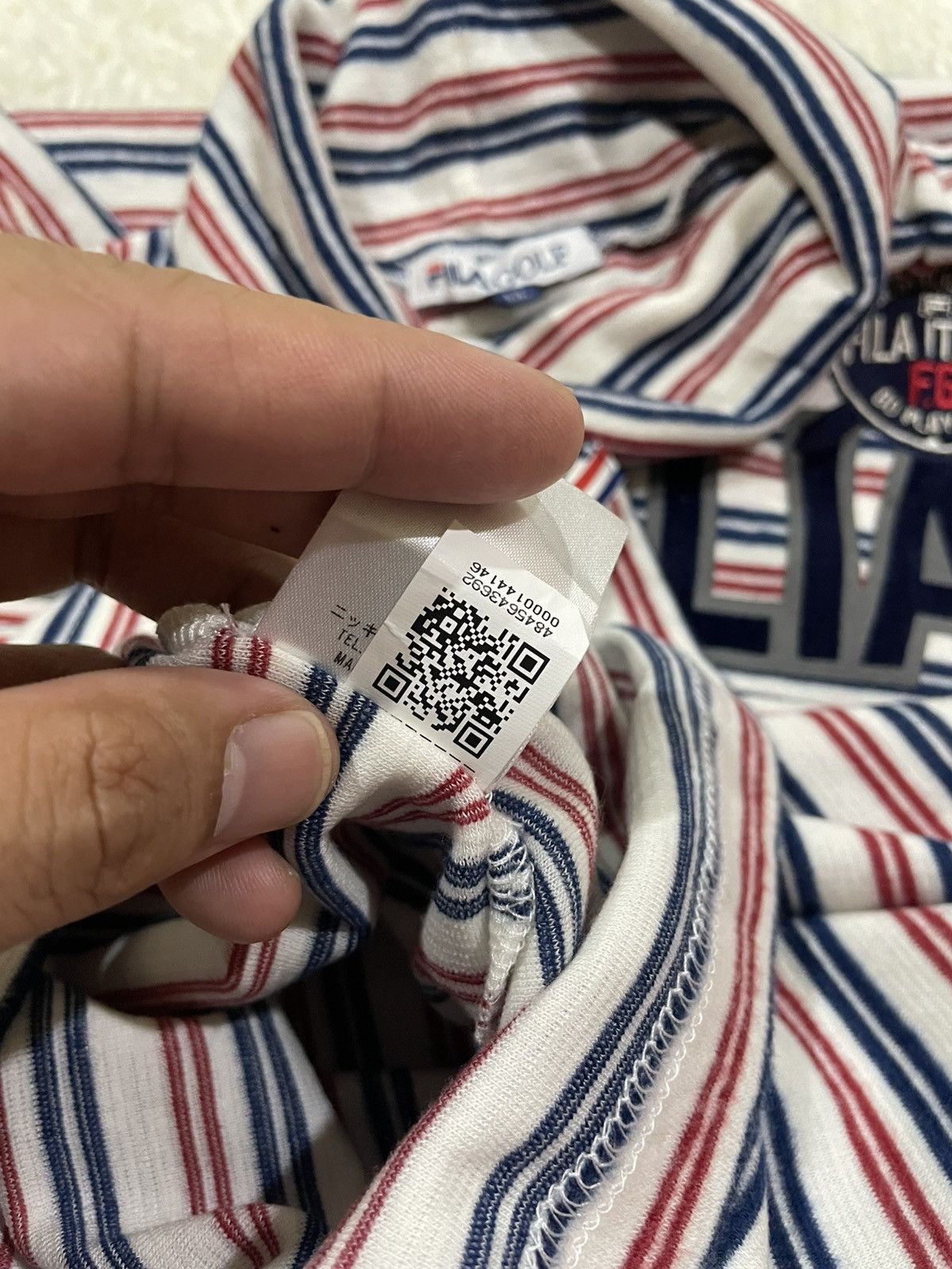 Fila Fila Golf Turtleneck Stripe Tshirt Size US L / EU 52-54 / 3 - 6 Thumbnail