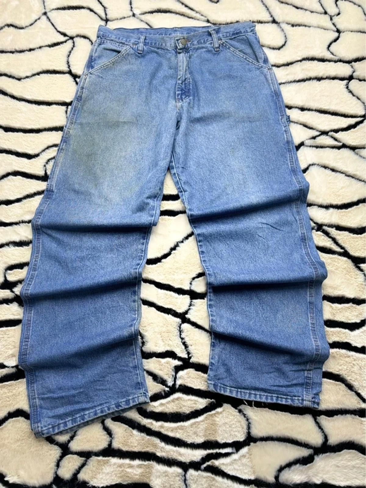 Other Men’s vintage carpenter workwear wide leg jeans size 34x34 Size US 34 / EU 50 - 1 Thumbnail