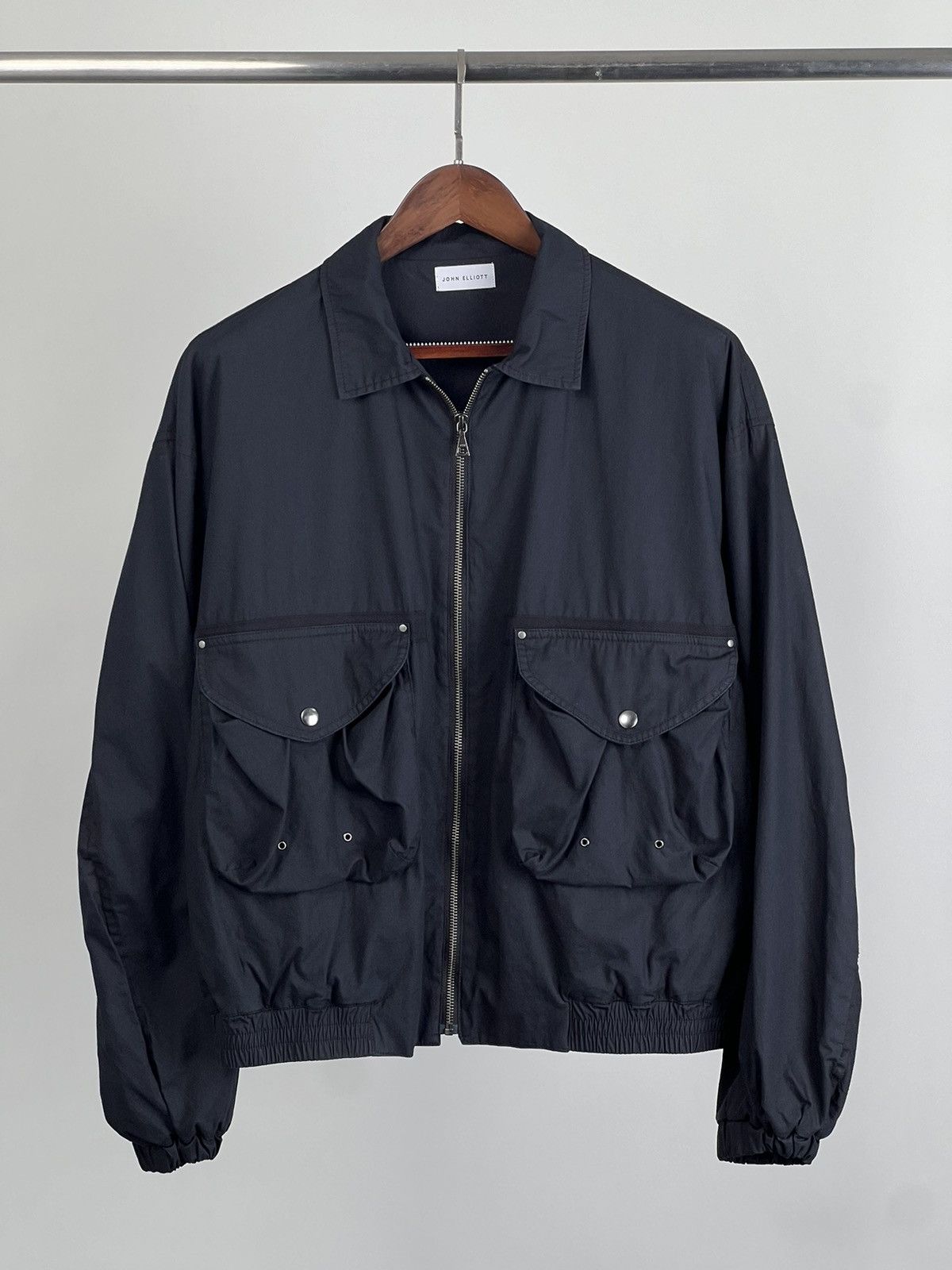 image of John Elliott Deck Jacket M in Black, Men's (Size Medium)