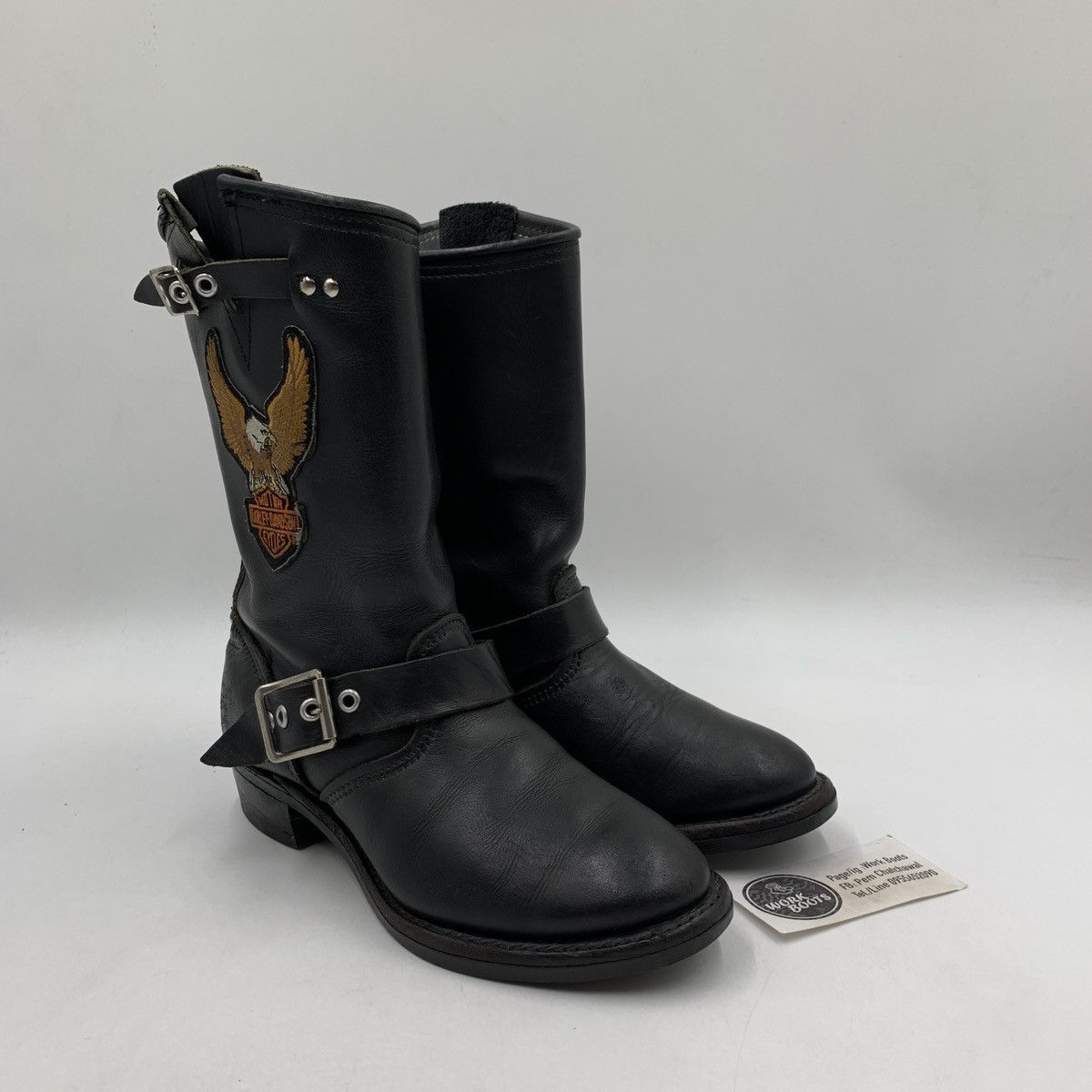 Harley Davidson Vtg 80's harley davidson engineer boots for kids Size US 5 / EU 37 - 4 Thumbnail