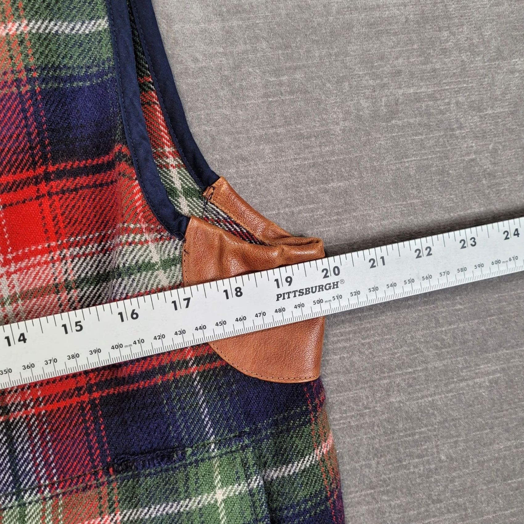 Vintage VINTAGE Limited America Womens Vest Plaid Wool Leather Accent Size M Medium Size M / US 6-8 / IT 42-44 - 3 Thumbnail