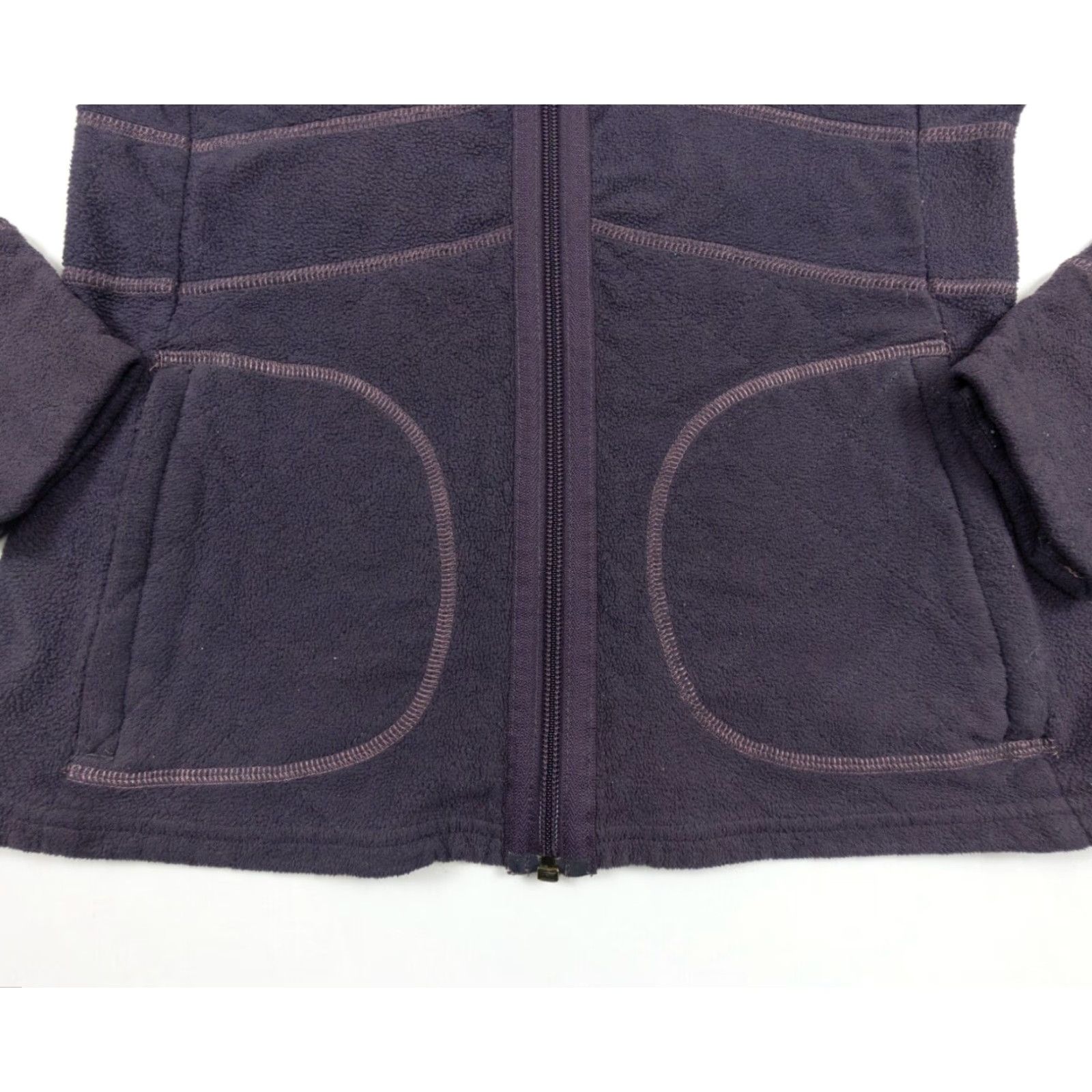 Prana Prana Womens Small Purple Lightweight Fleece Jacket Full Zip Shirt Outerwear Outdoor Summer Spring Fall Winter Size S / US 4 / IT 40 - 3 Thumbnail