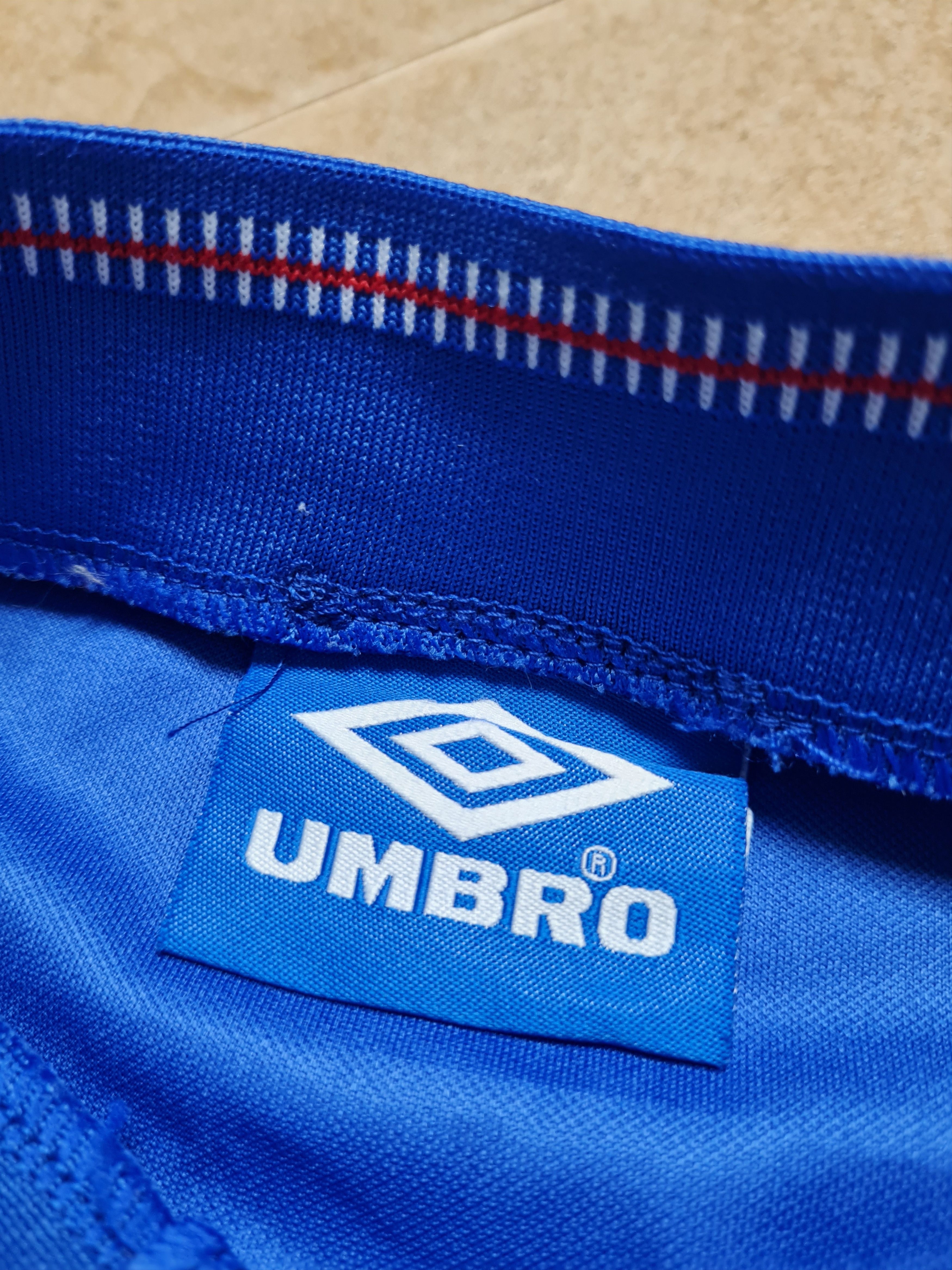 Umbro RETRO JERSEY GLASGOW RANGERS 1988/1989 SOCCER FOOTBALL SHIRT Size US M / EU 48-50 / 2 - 13 Thumbnail