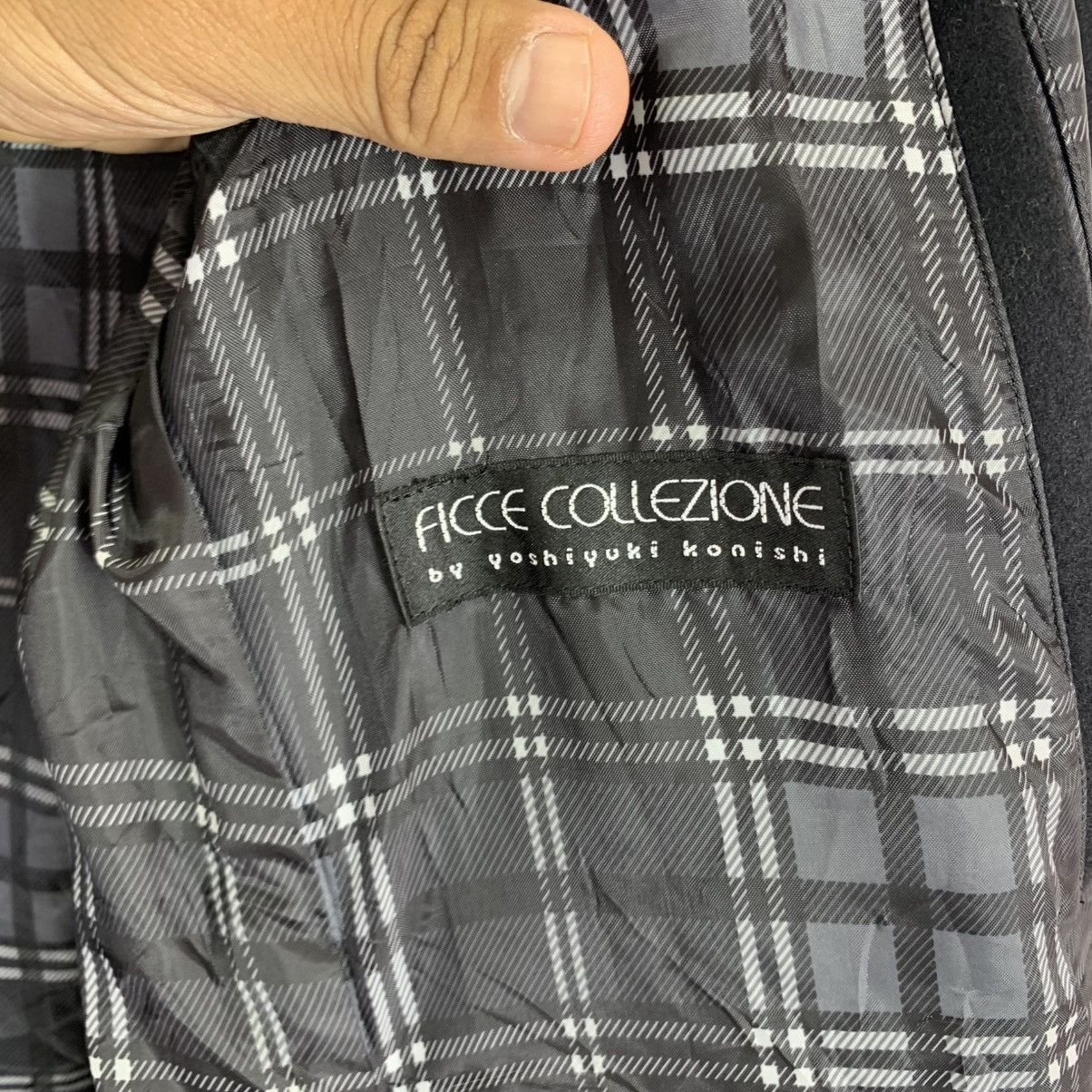Japanese Brand × Yoshiyuki Konishi VINTAGE FICCE COLLEZIONE BY YOSHIYUKI KONISHI OVERCOAT Size US L / EU 52-54 / 3 - 19 Thumbnail