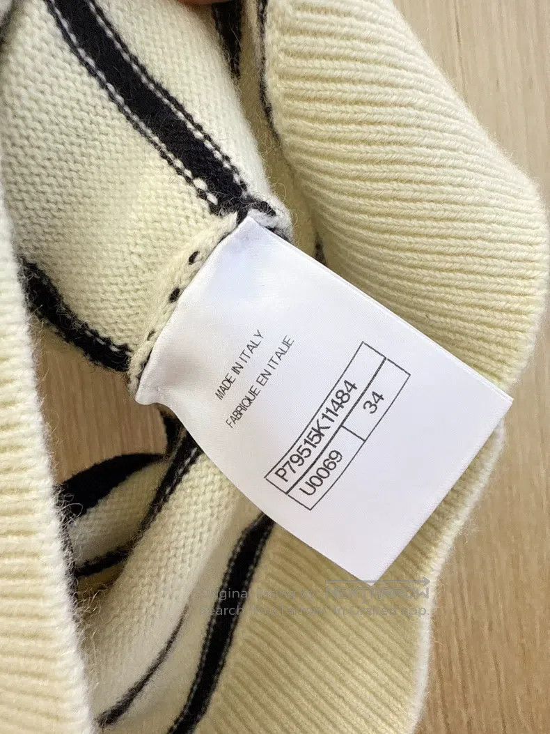 Chanel Chanel Striped double c neck strap Size XXS / US 00 / IT 34 - 7 Thumbnail