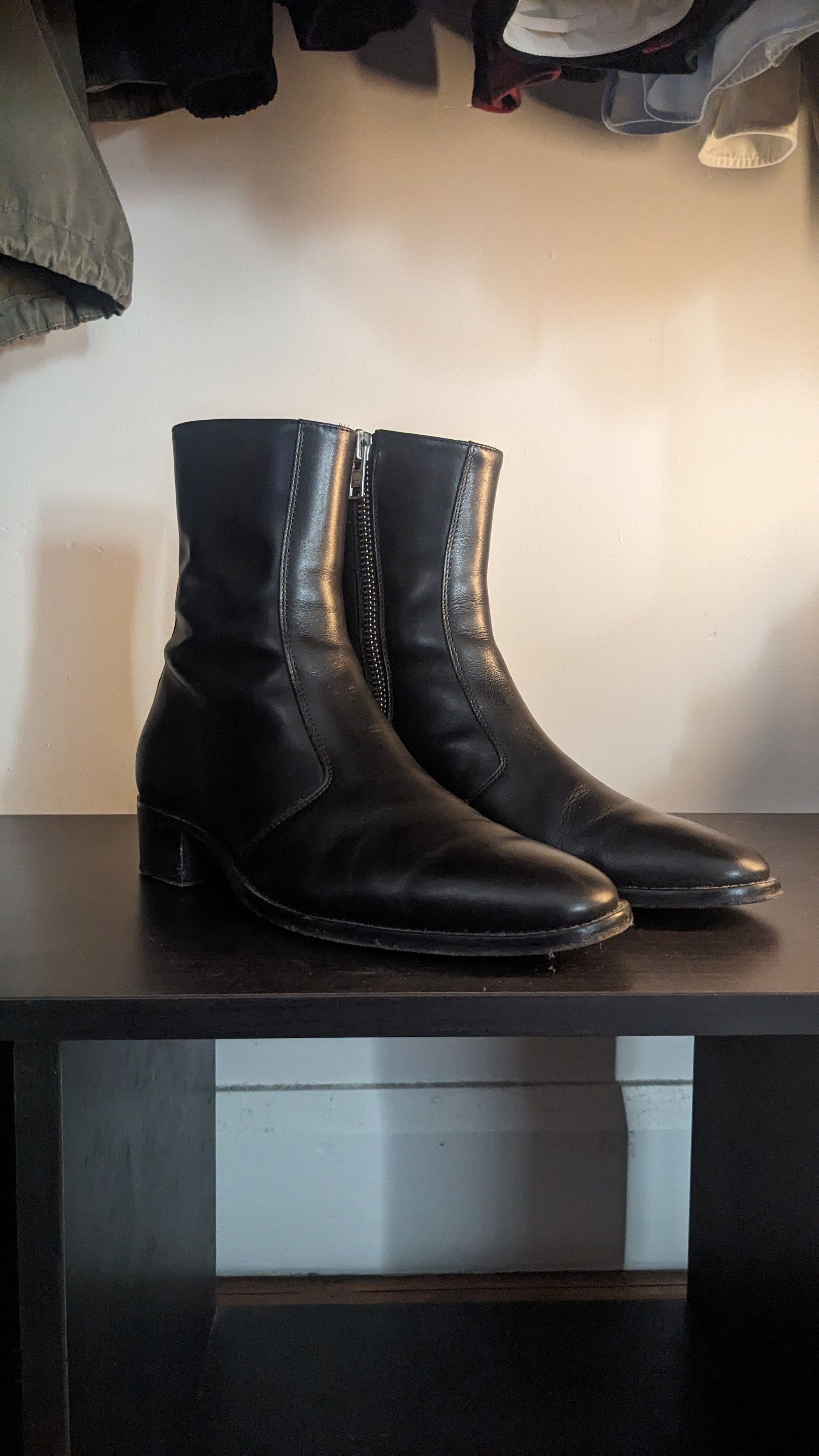 image of From The First Luca 40Mm Side Zip Boot in Black, Men's (Size 9)