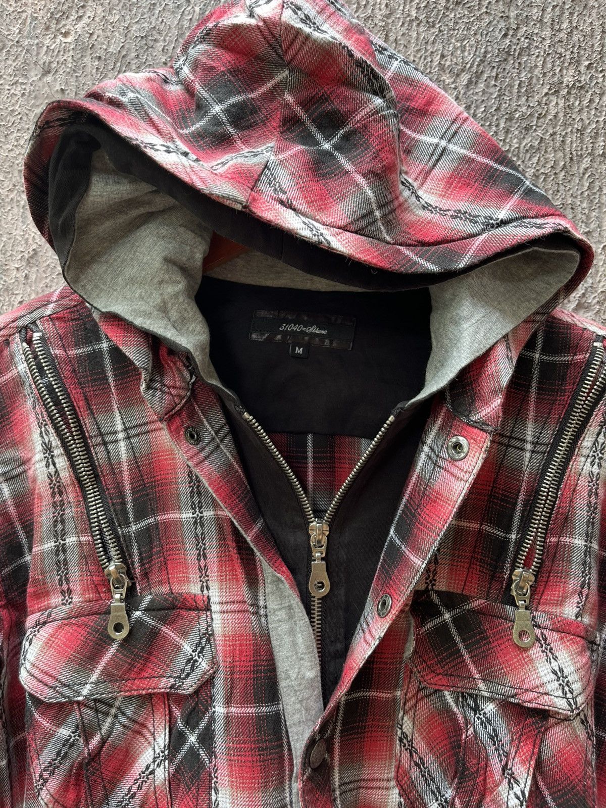 Japanese Brand 31040=skkone Plaid Jacket Size US M / EU 48-50 / 2 - 6 Thumbnail