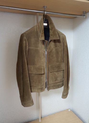 Tom Ford o1sm1stk0824 Cashmere Suede Zip-up Jacket in Brown Size US M / EU 48-50 / 2 - 4 Thumbnail