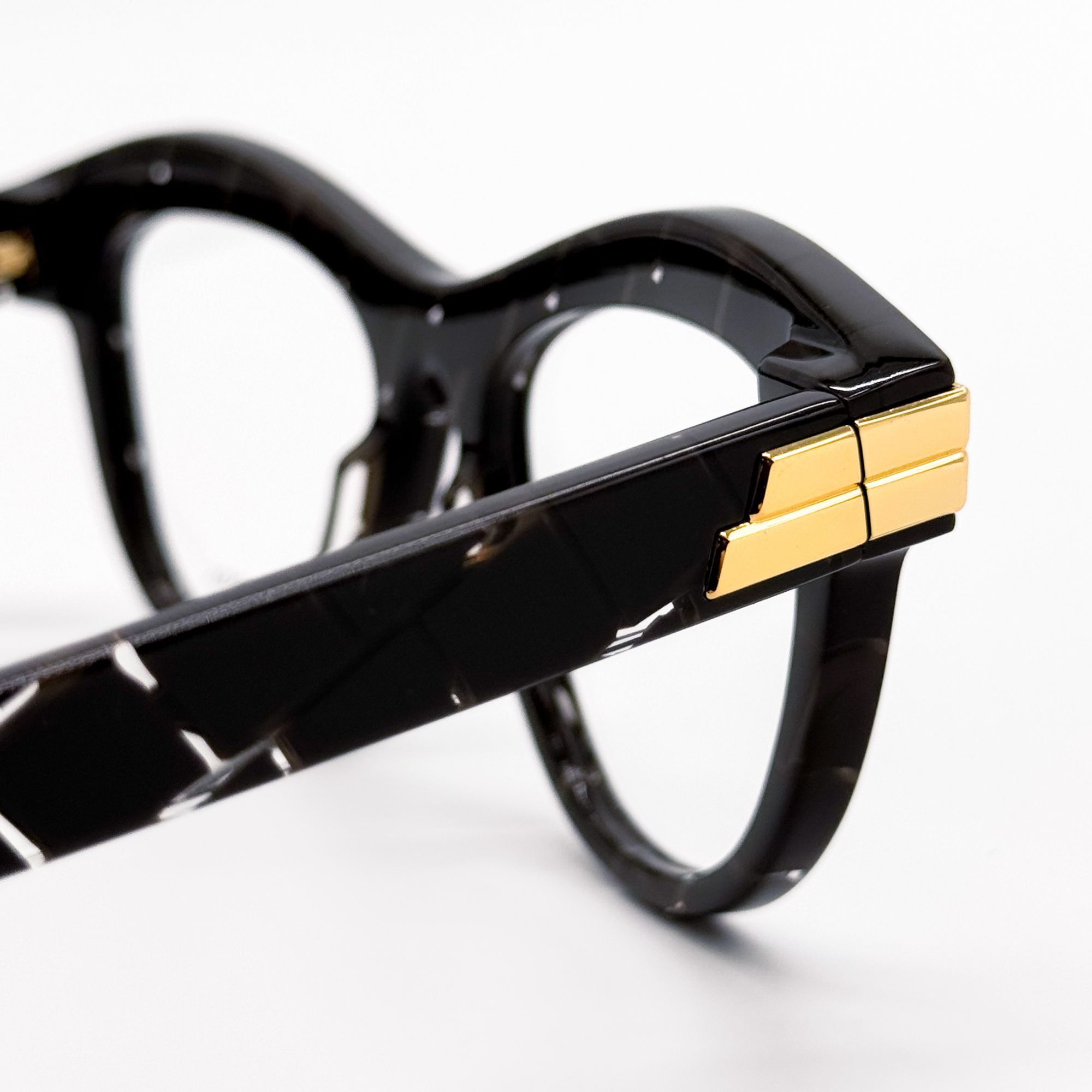 Bottega Veneta NEW BOTTEGA VENETA EYEGLASSES BV1105O 003 CAT EYE HAVANA/WHI Size ONE SIZE - 4 Thumbnail