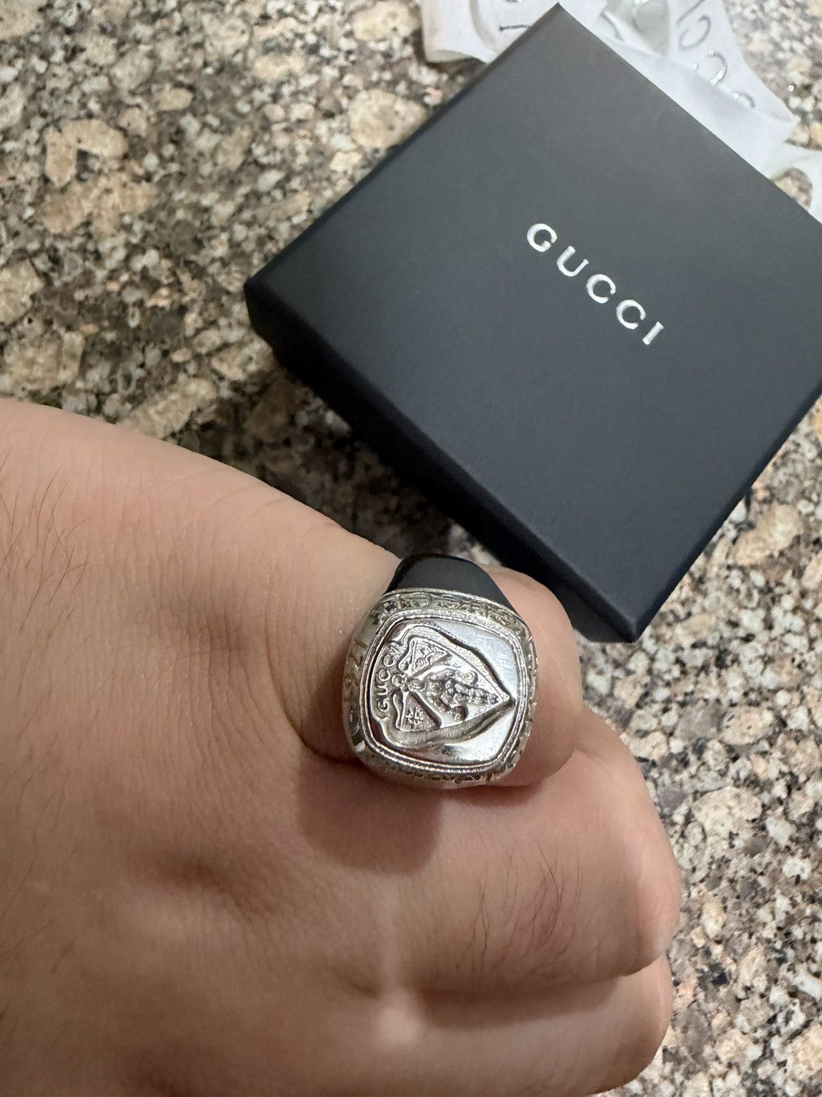 Gucci Gucci la famiglia Demna signet ring Size ONE SIZE - 4 Thumbnail