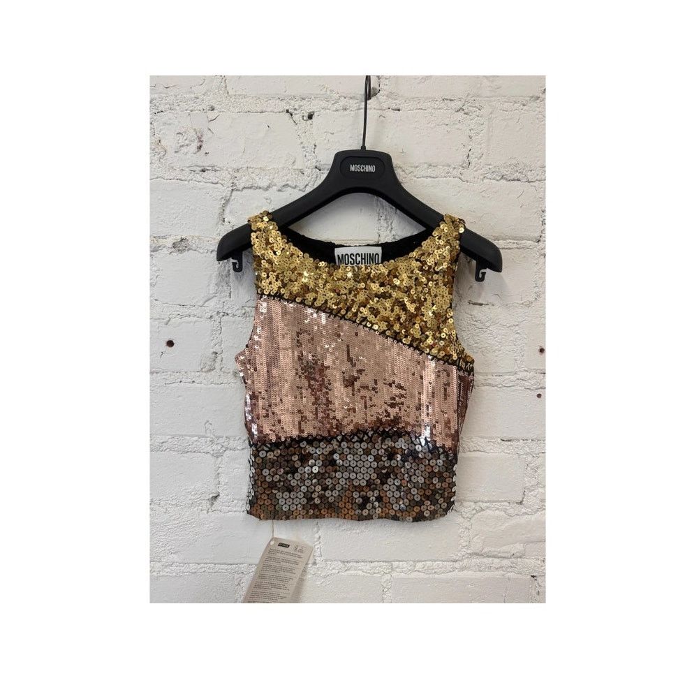 Moschino AW15 MOSCHINO COUTURE x Jeremy Scott Embellished Cropped Top Size S / US 4 / IT 40 - 6 Thumbnail