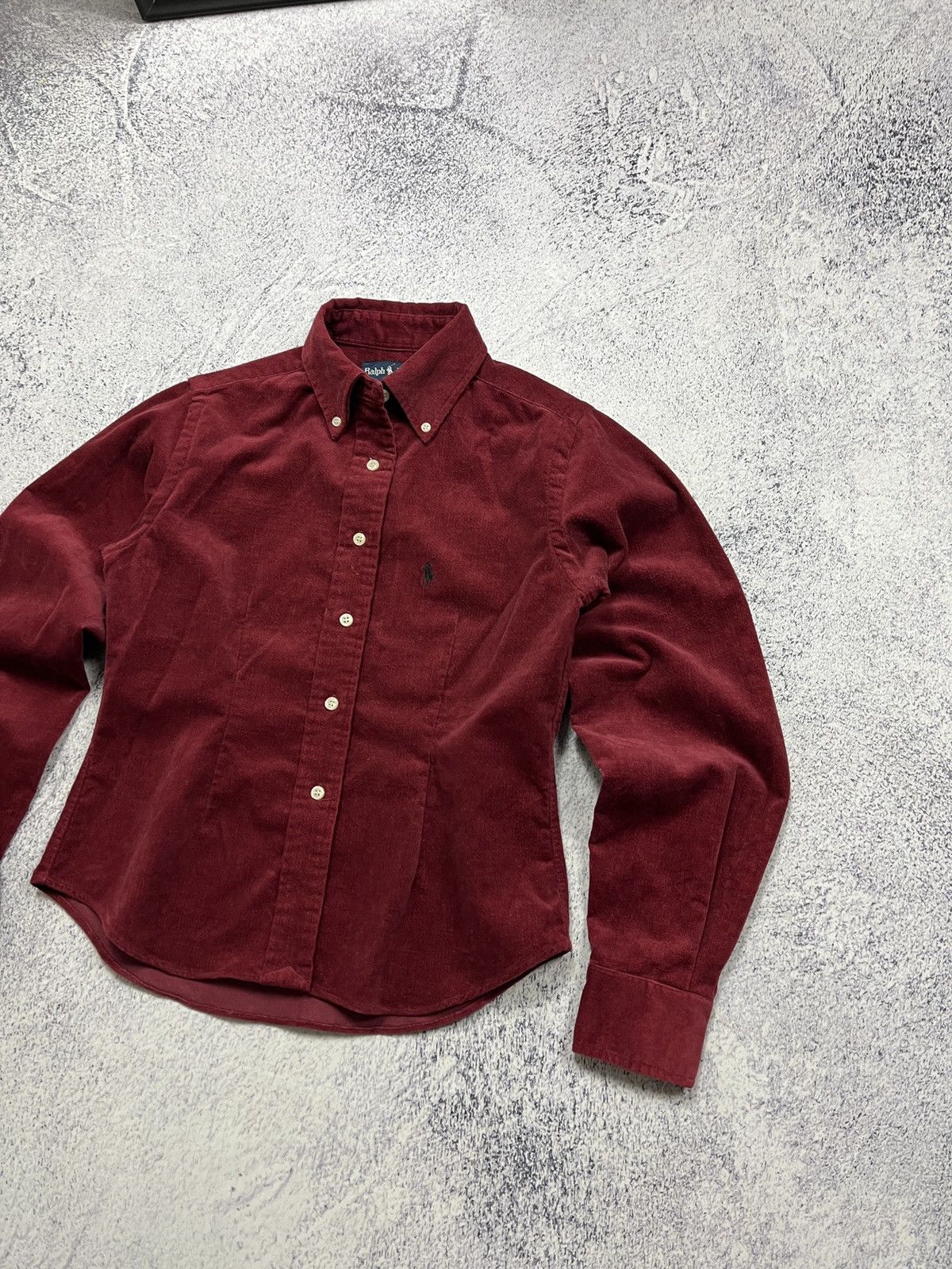 Polo Ralph Lauren × Vintage 🔥 Vintage Polo Ralph Lauren Velour Cropped Jacket Luxury Y2k Size S / US 4 / IT 40 - 3 Thumbnail
