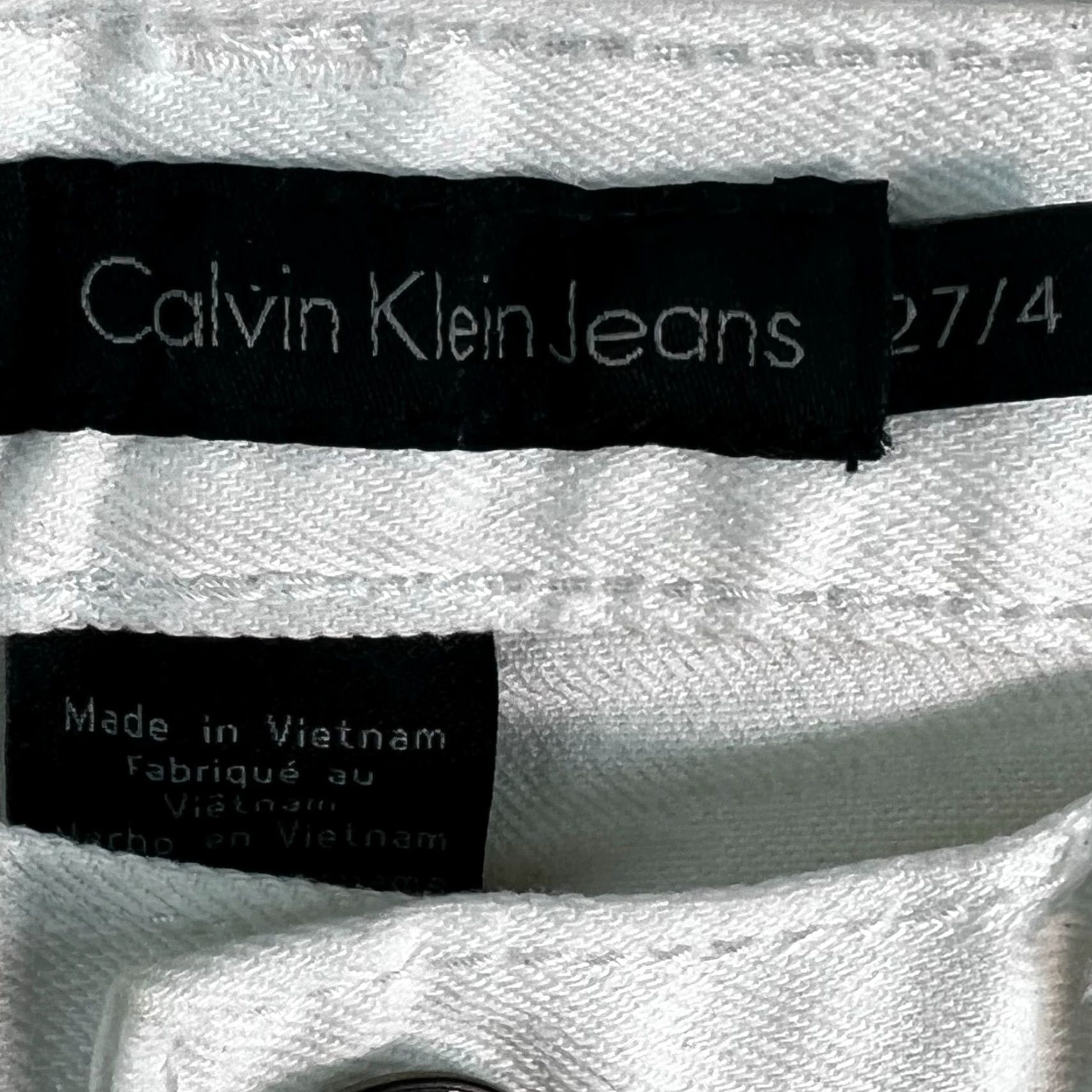 Calvin Klein Calvin Klein Women's Straight Fit Jeans Size 27 Regular Cotton Spandex Blue Casual 2010s Size 27" / US 4 / IT 40 - 6 Thumbnail