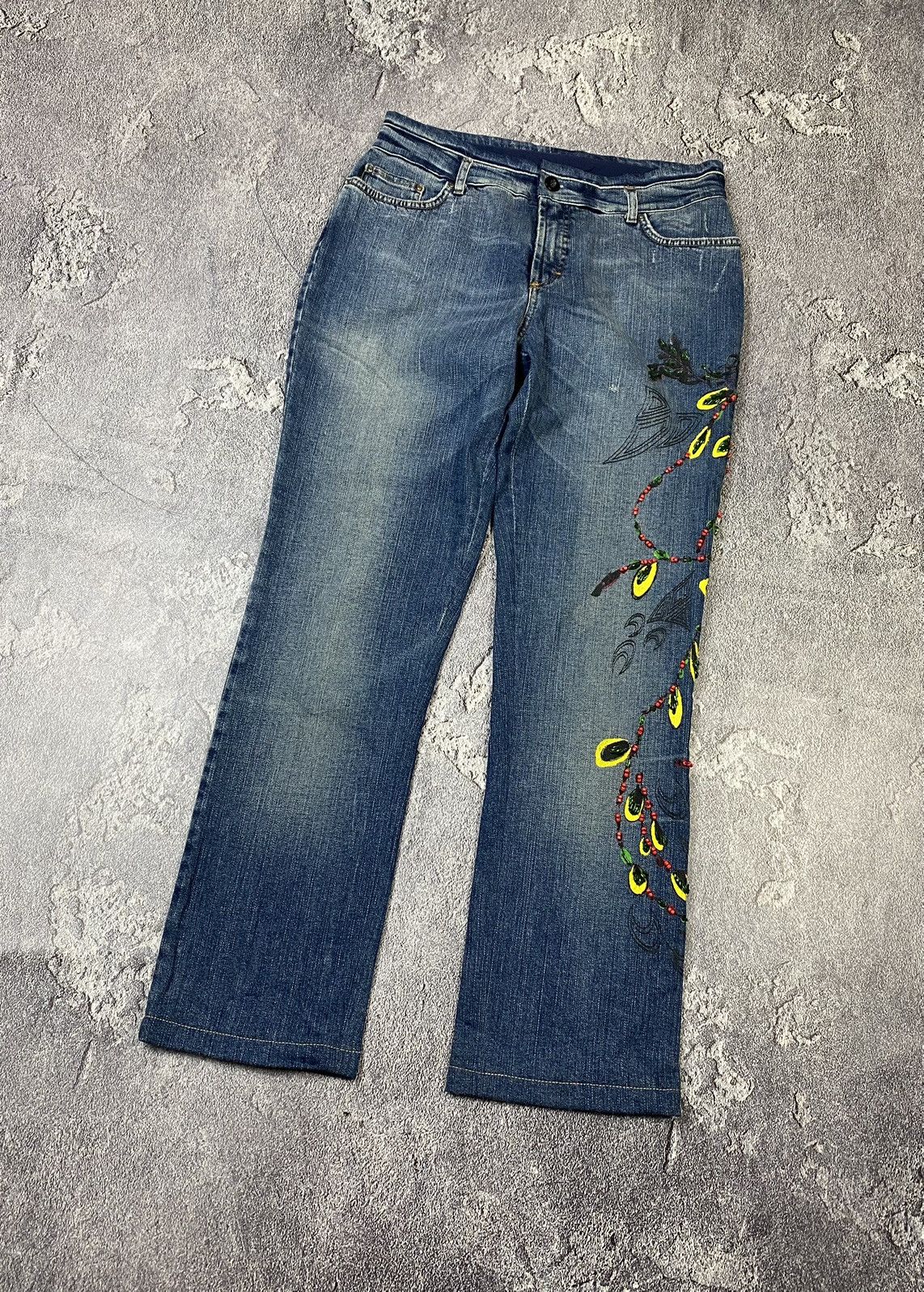 Just Cavalli Just Cavalli Woman Glamour Italian Designer Jeans Size 34" / US 12 / IT 48 - 2 Thumbnail