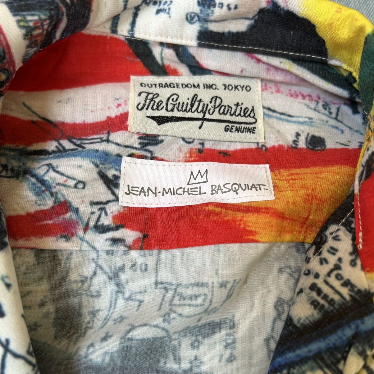 Jean-Michel Basquiat × Wacko Maria Wacko Maria Jean Michel Basquiat Guility Parties Men's Shirt Size US S / EU 44-46 / 1 - 3 Thumbnail