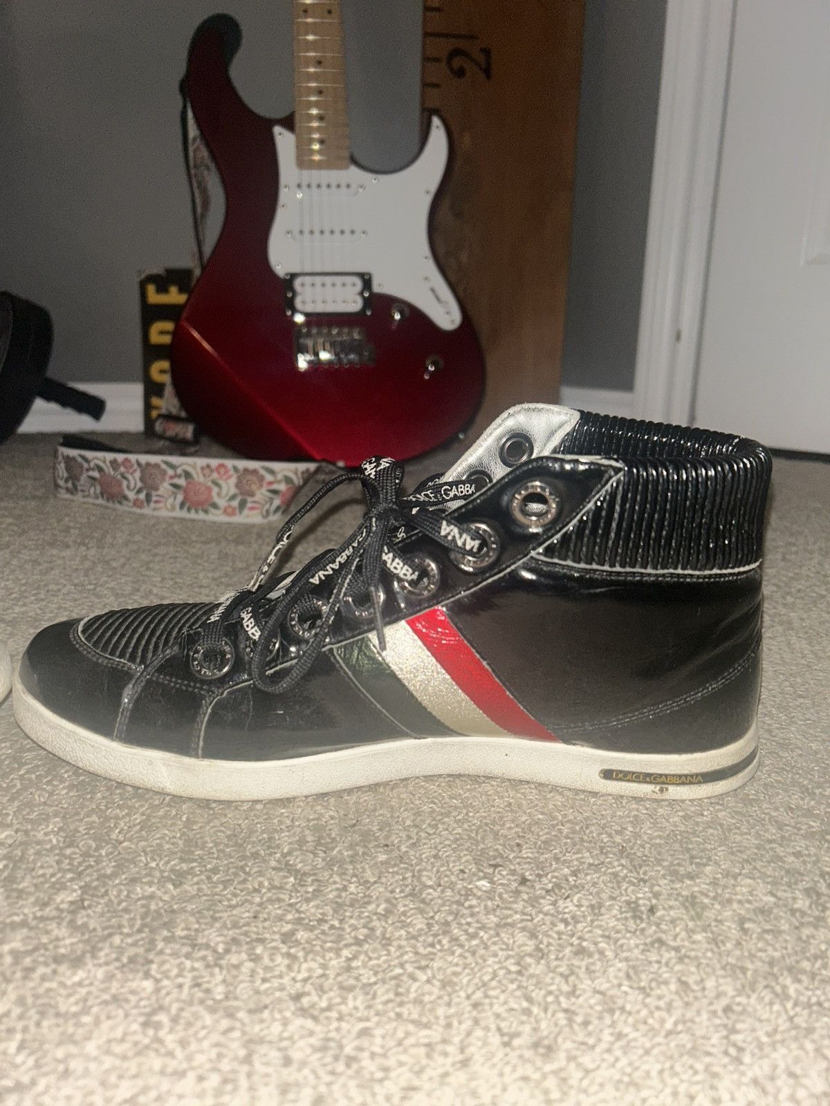 Dolce & Gabbana Dolce&Gabbana High Top Sneakers Early 2000’s patent leather Size US 9 / EU 42 - 4 Thumbnail