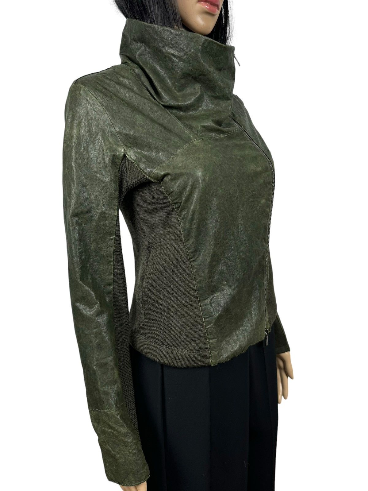 Transit Transit Par Such Genuine Leather Jacket Avant Garde size 1 Size S / US 4 / IT 40 - 4 Thumbnail